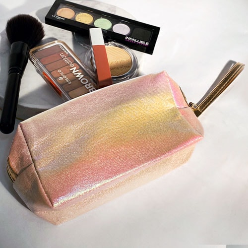 Cosmetiquera Fashion en color rosa