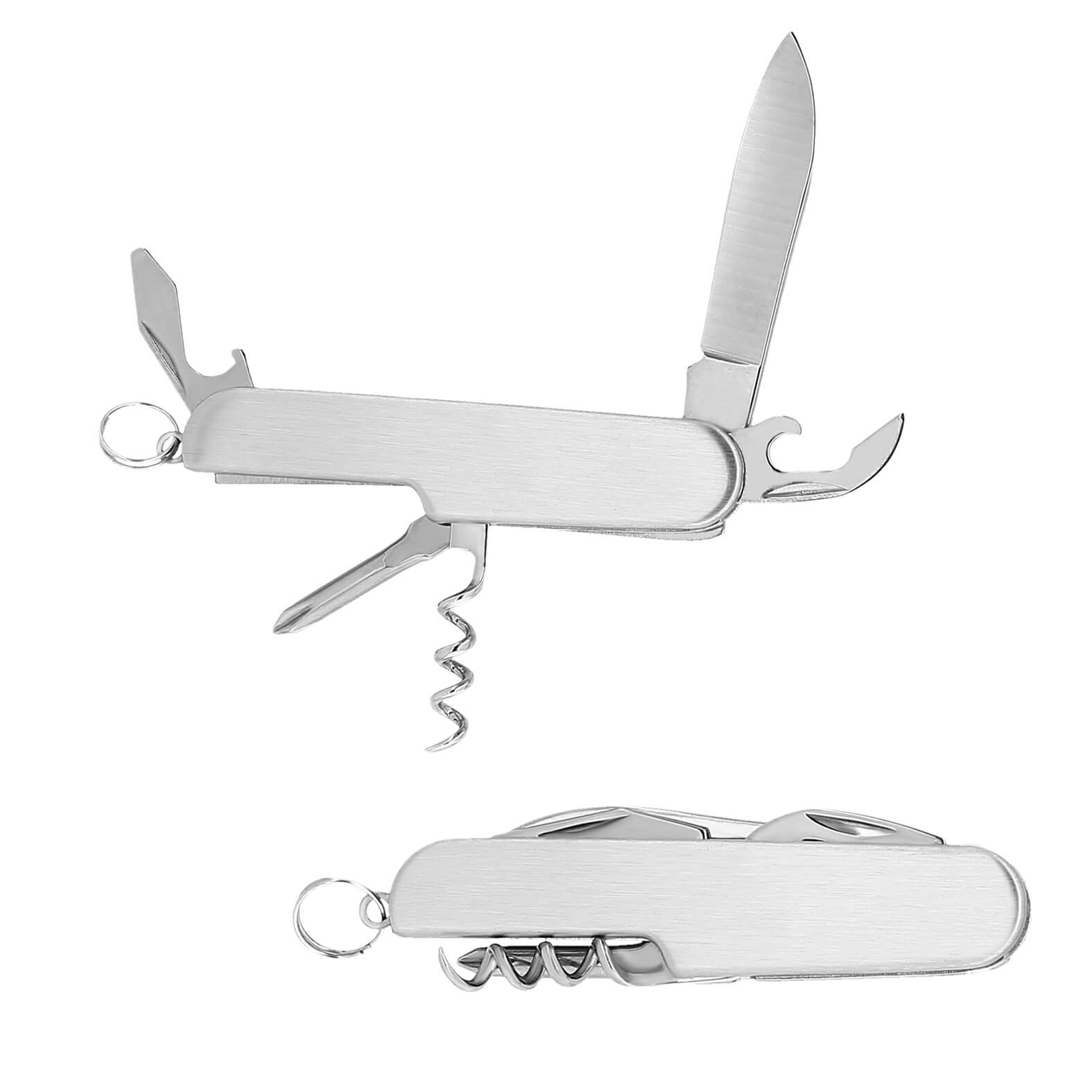 Mini Navaja Sharp en color plata