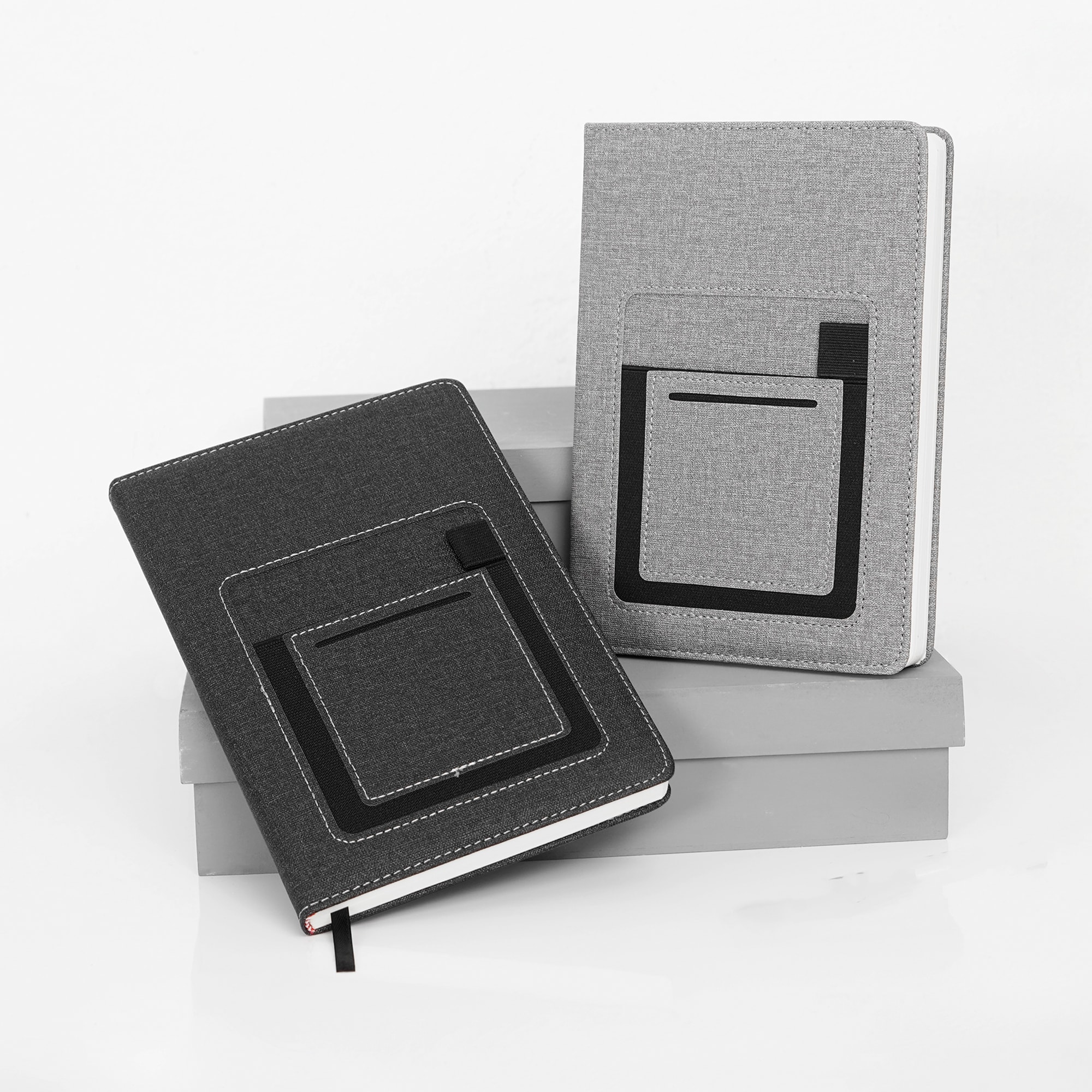 Libreta Barcelona en color gris