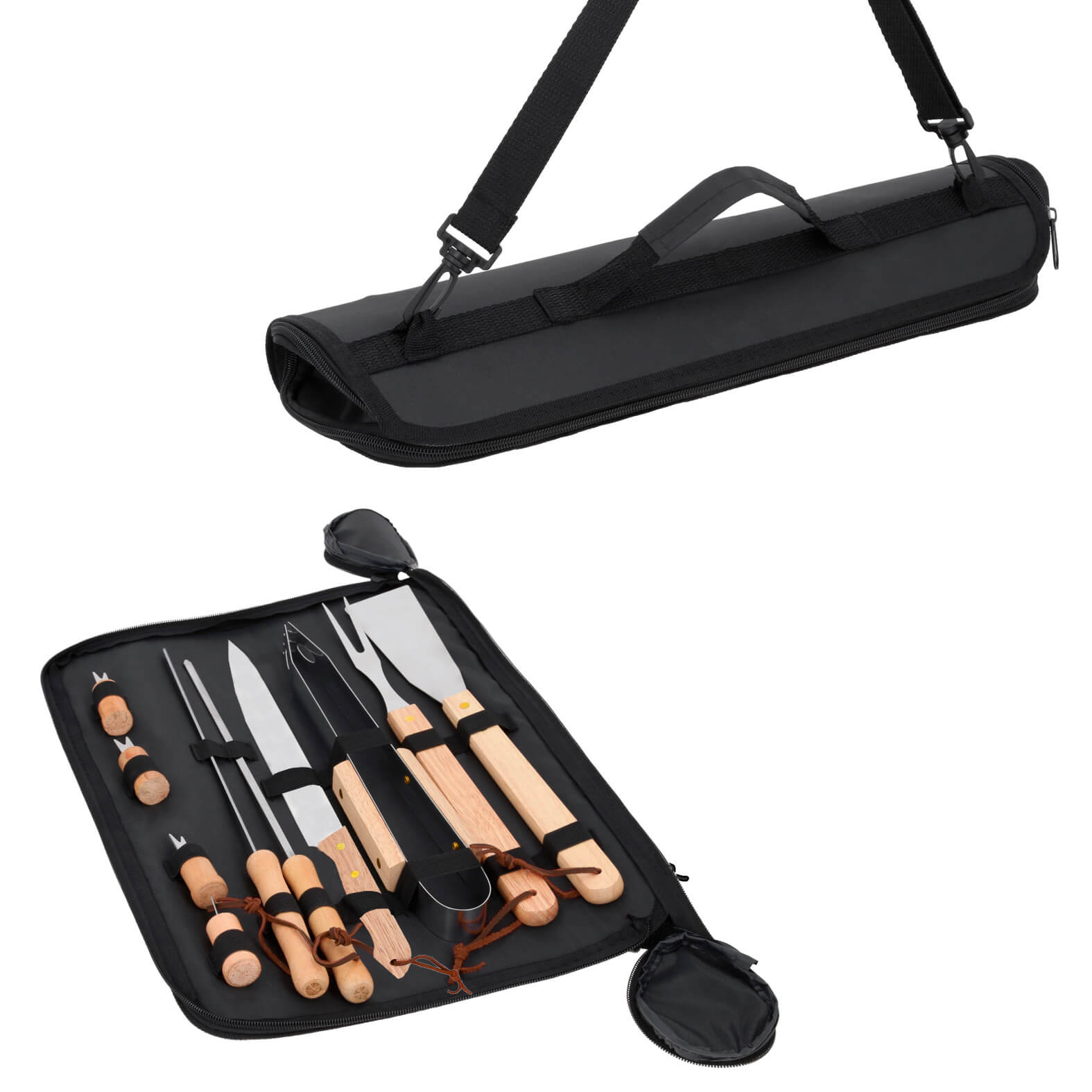 Set de BBQ Brunoise en color negro