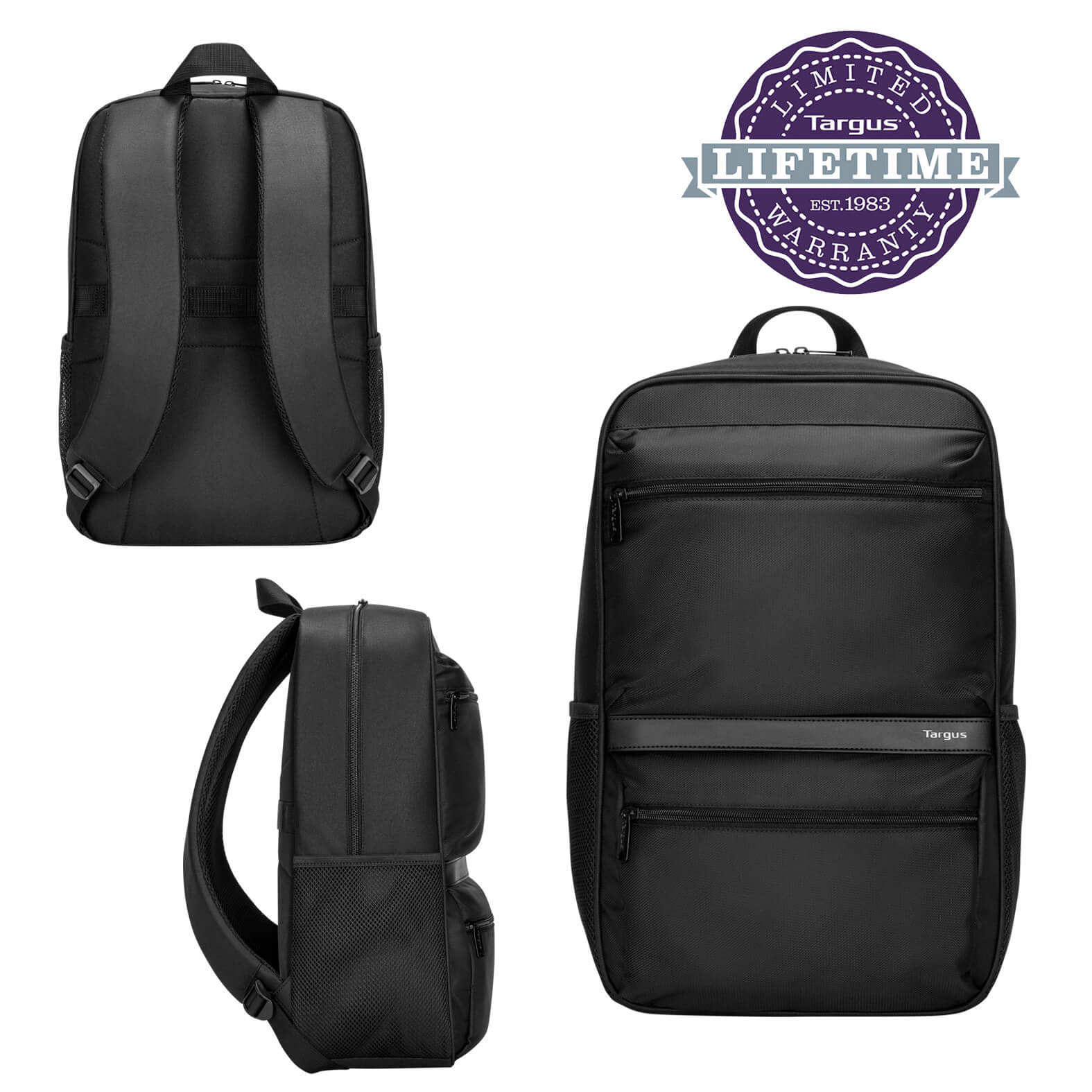 Mochila de Silueta Safire Advanced Bl 133 en color negro
