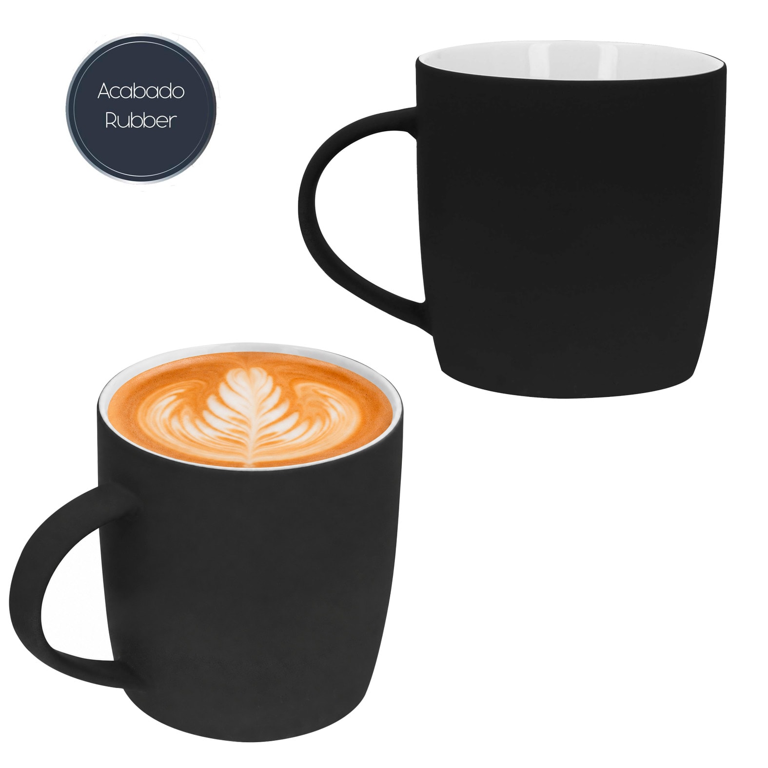 Taza Sauco en color negro