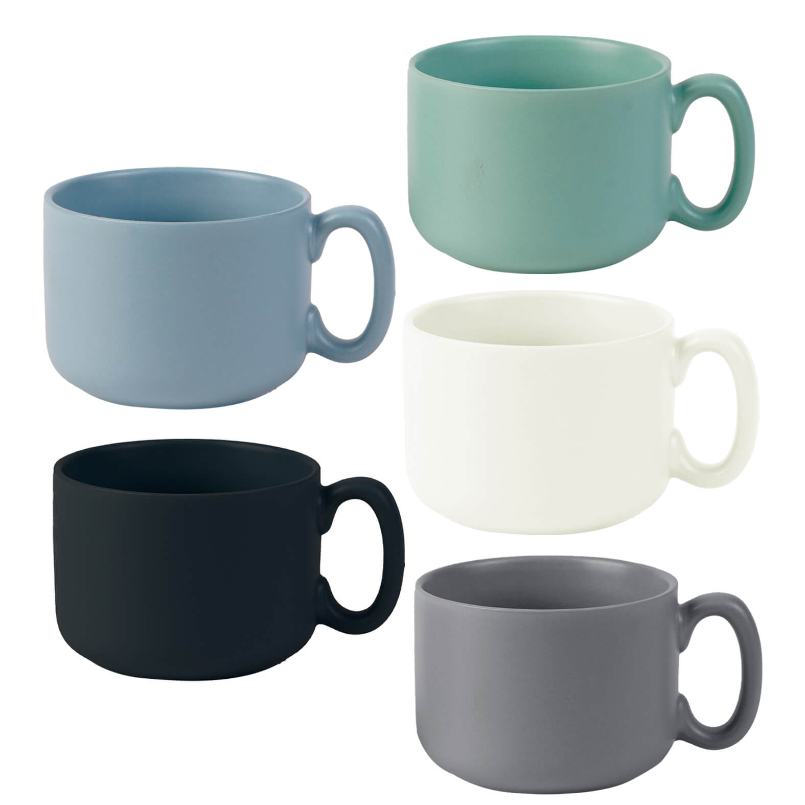 Taza Conca en color azul