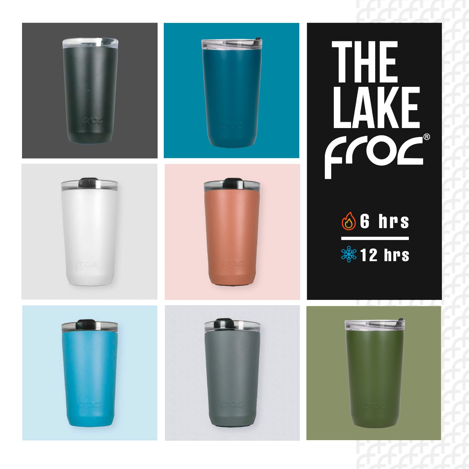 Termo Froc The Lake en color azul