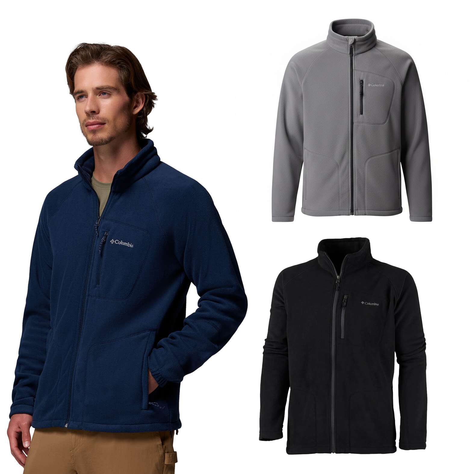 Fleece Polar Columbia Fast Trek en color azul