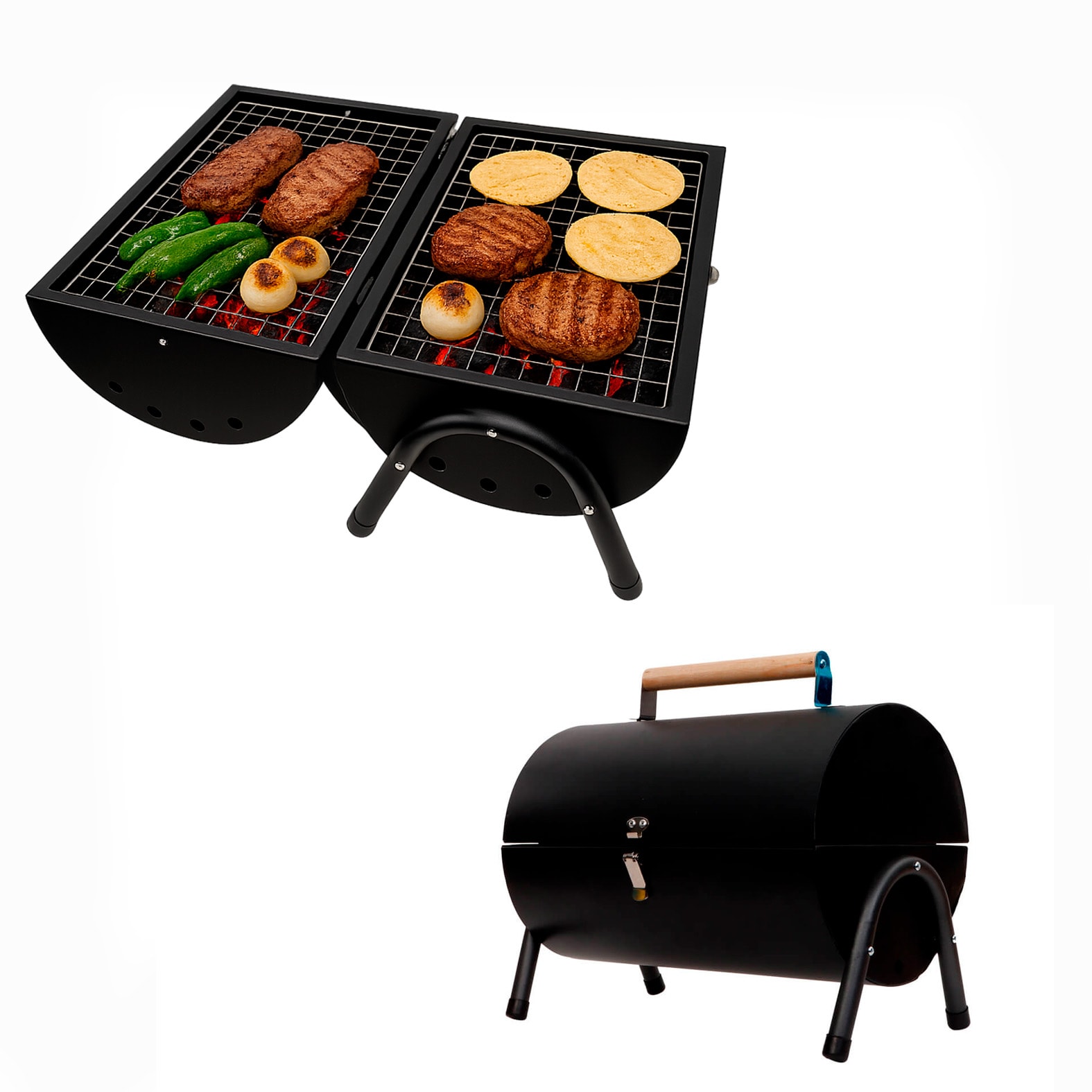 Asador Brasar en color negro