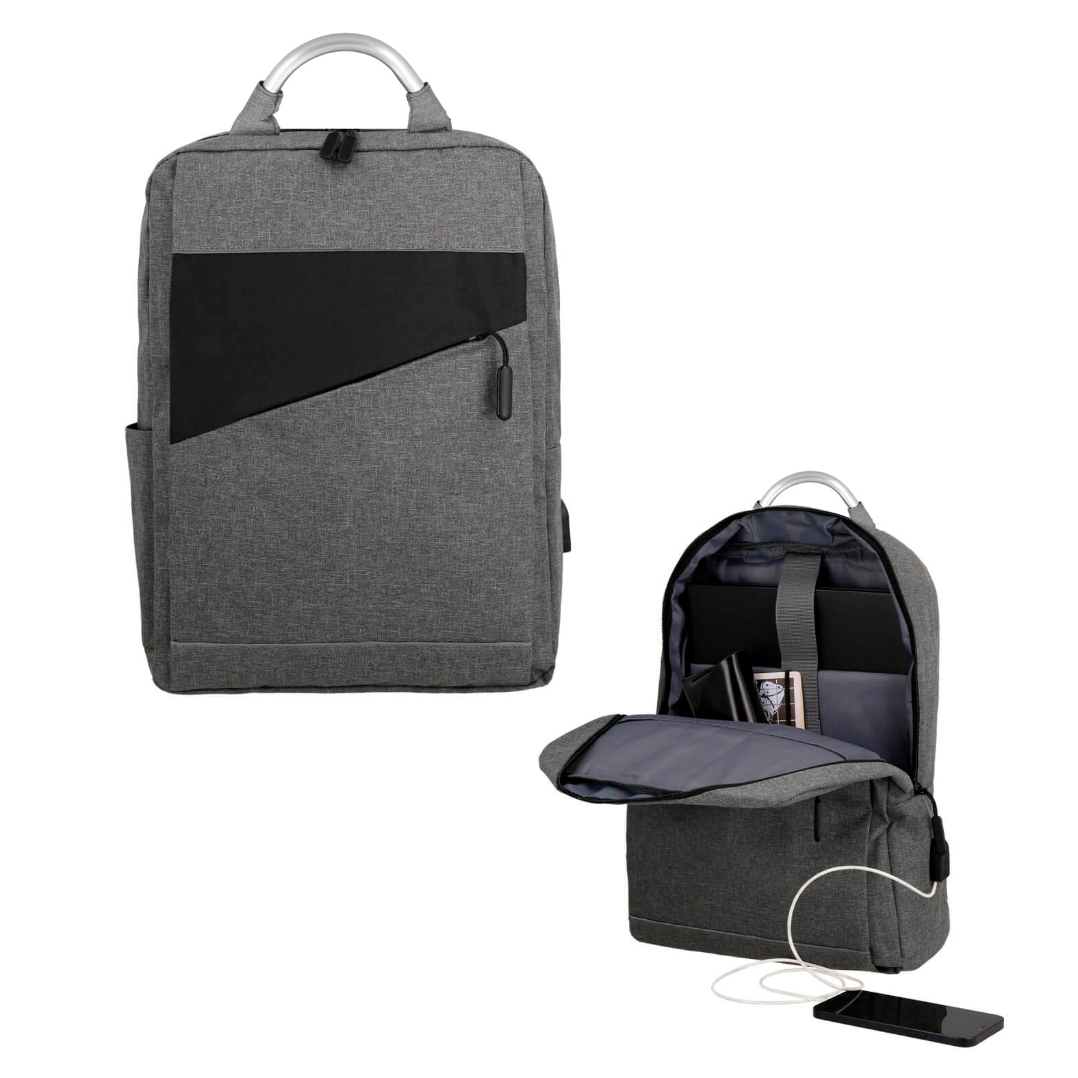 Mochila Bhak en color gris