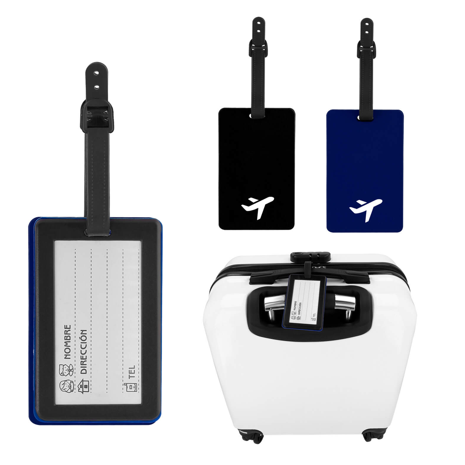 Identificador de Equipaje Aero en color azul