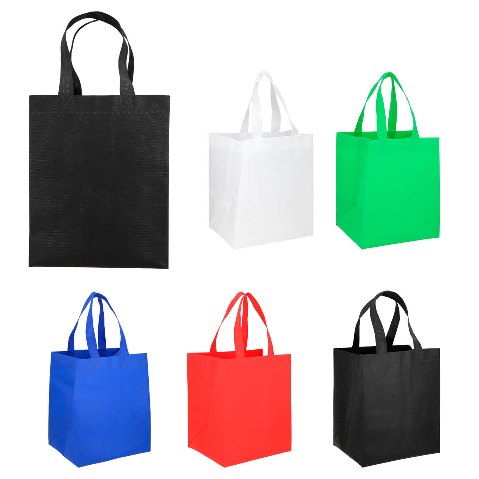 Bolsa de Non Wovi en color azul
