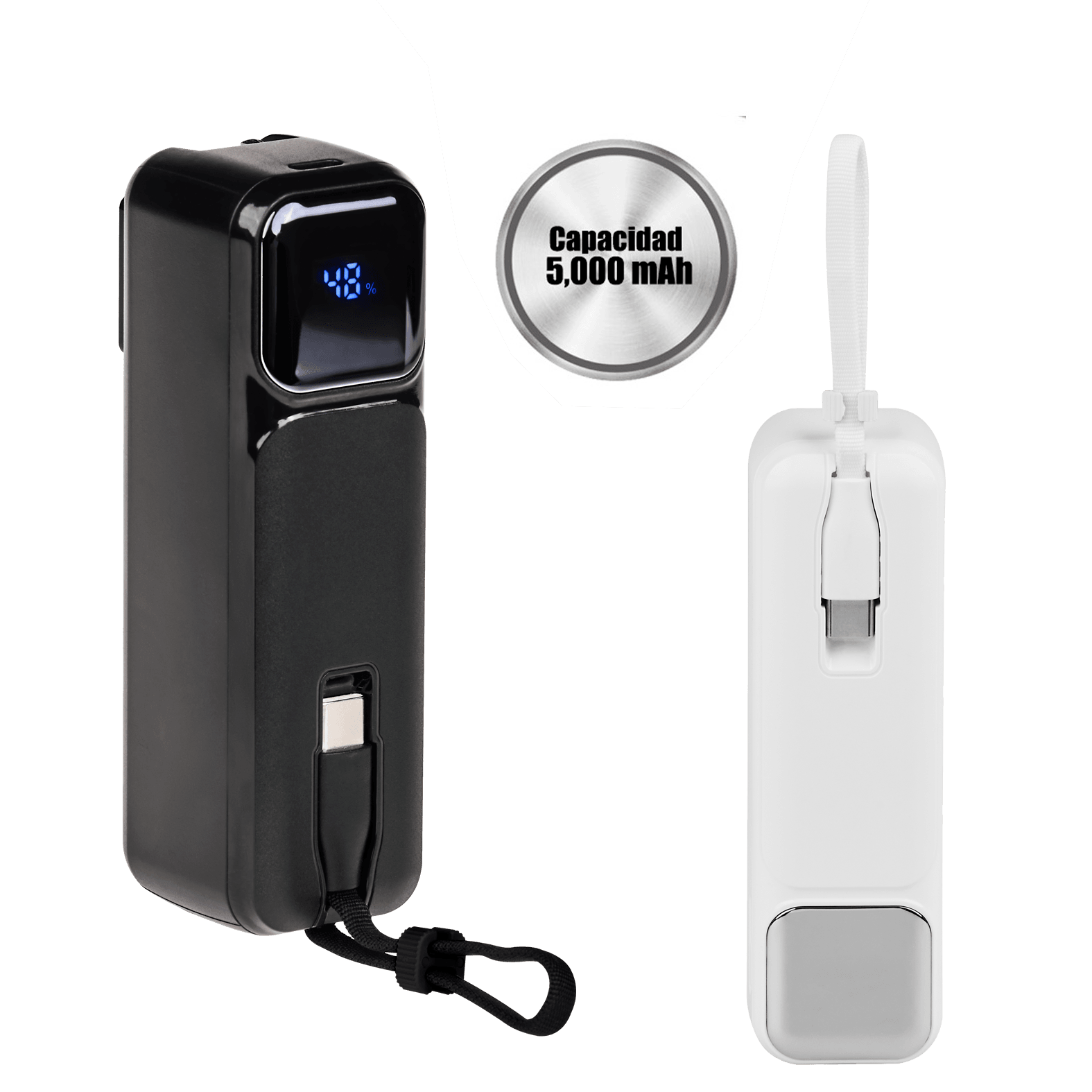 Power Bank Proms en color blanco