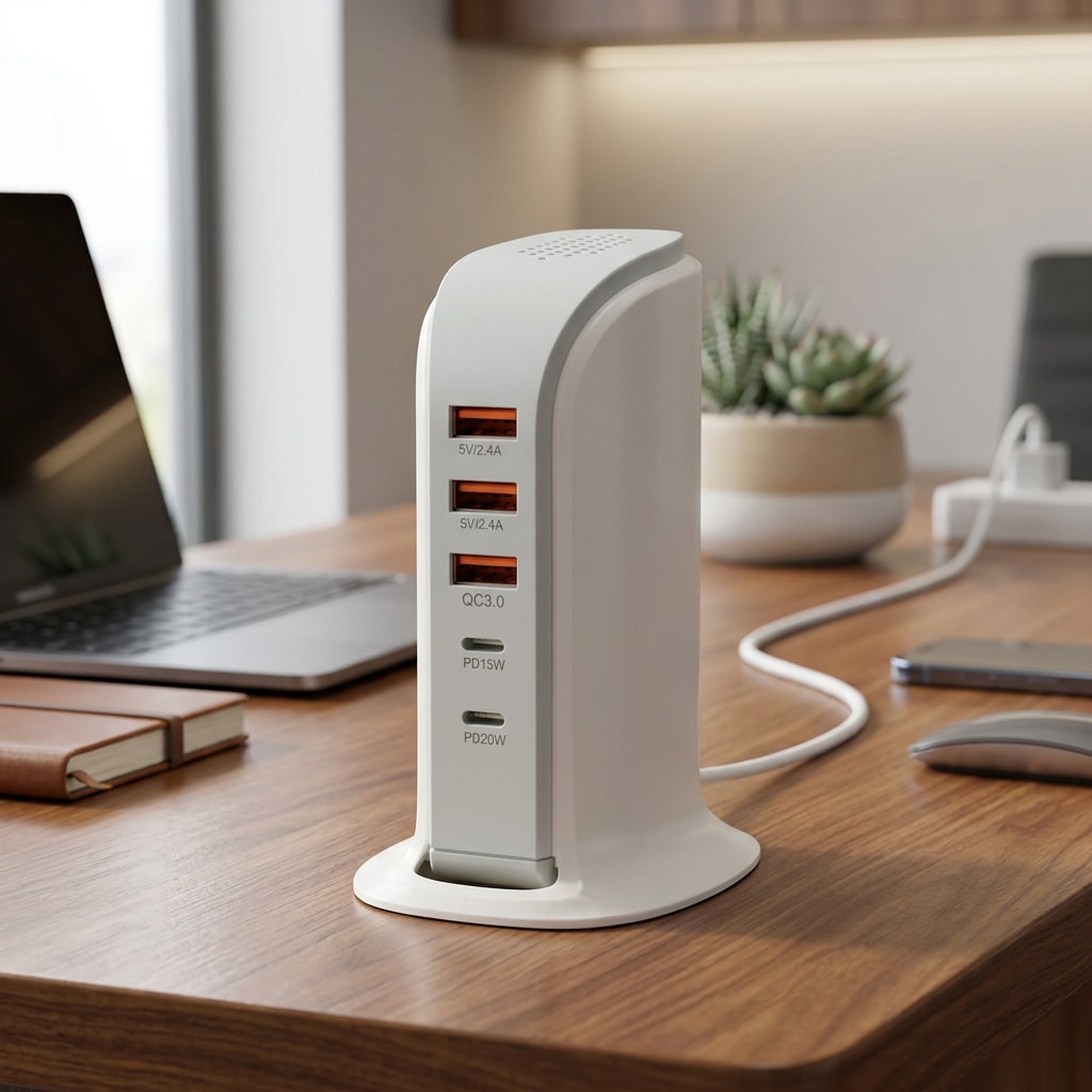 Concentrador Connect en color blanco