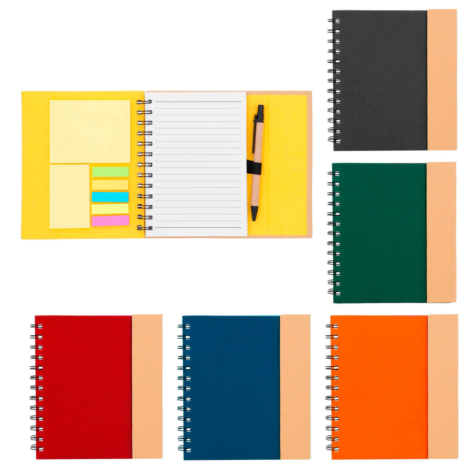 Libreta Bowi en color amarillo