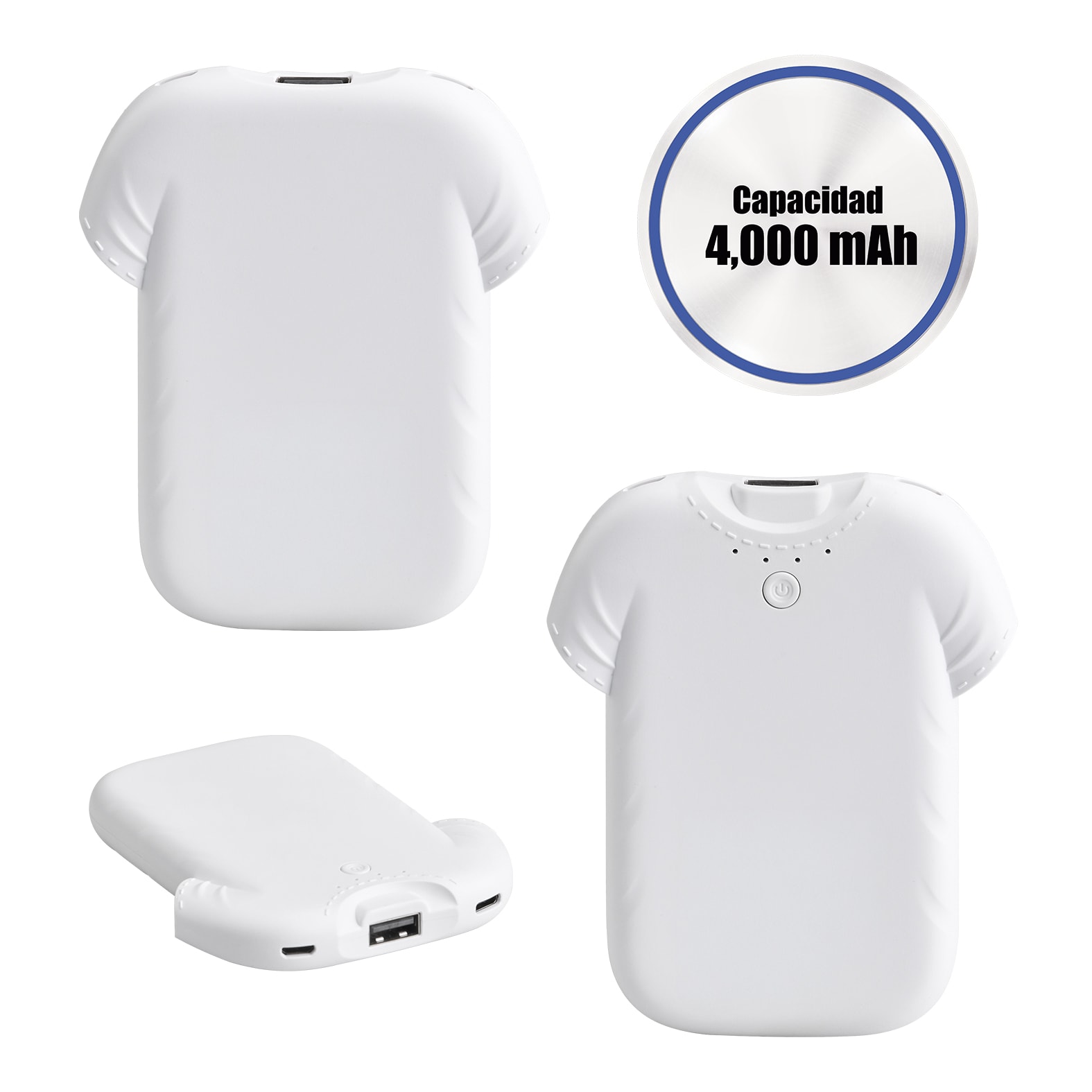 Power Bank Soko en color blanco