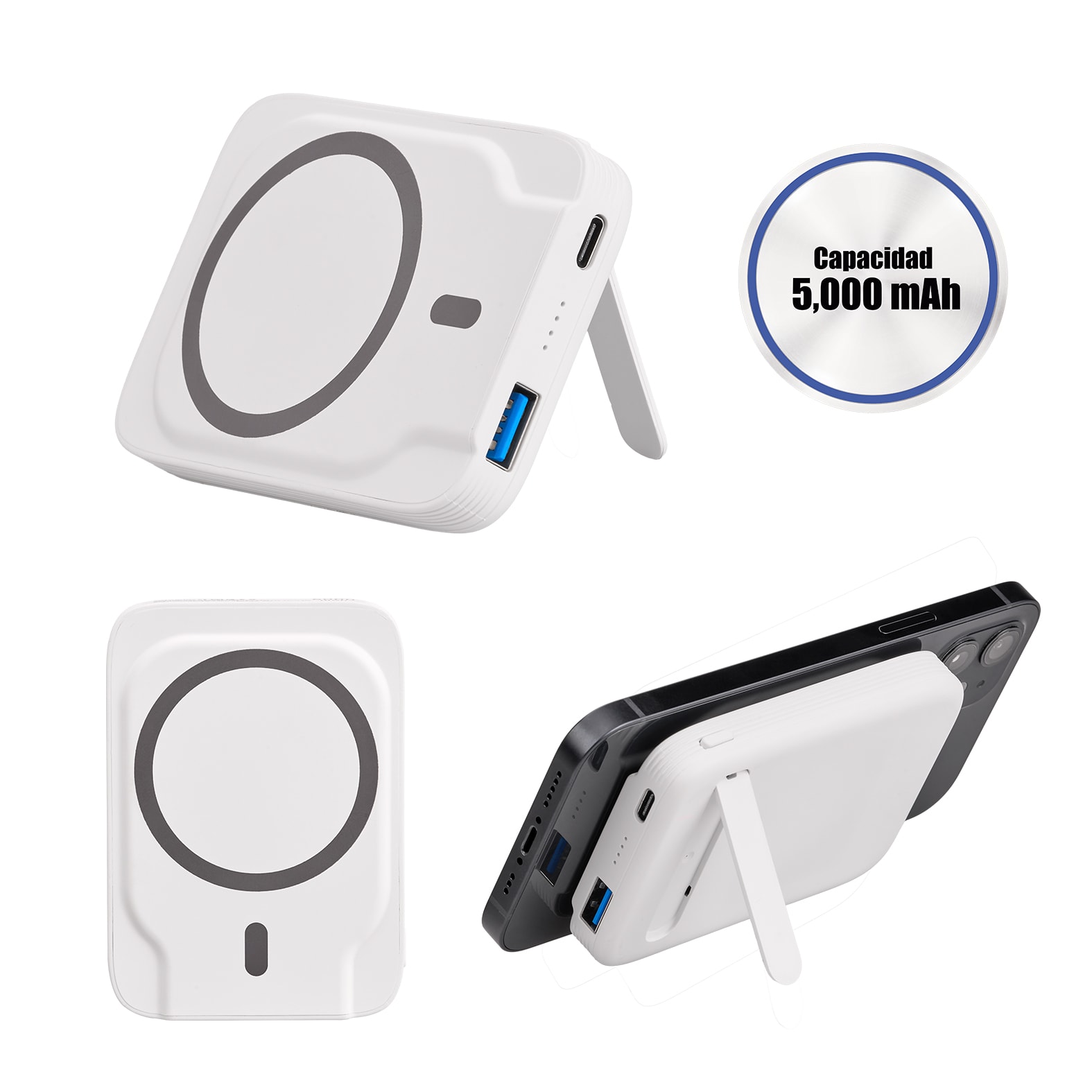 Power Bank Wesker en color blanco