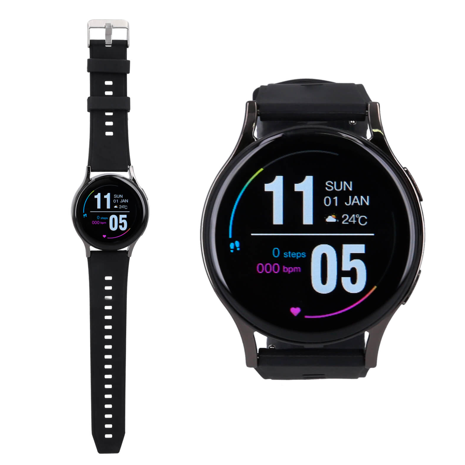 Smartwatch Zeit en color negro