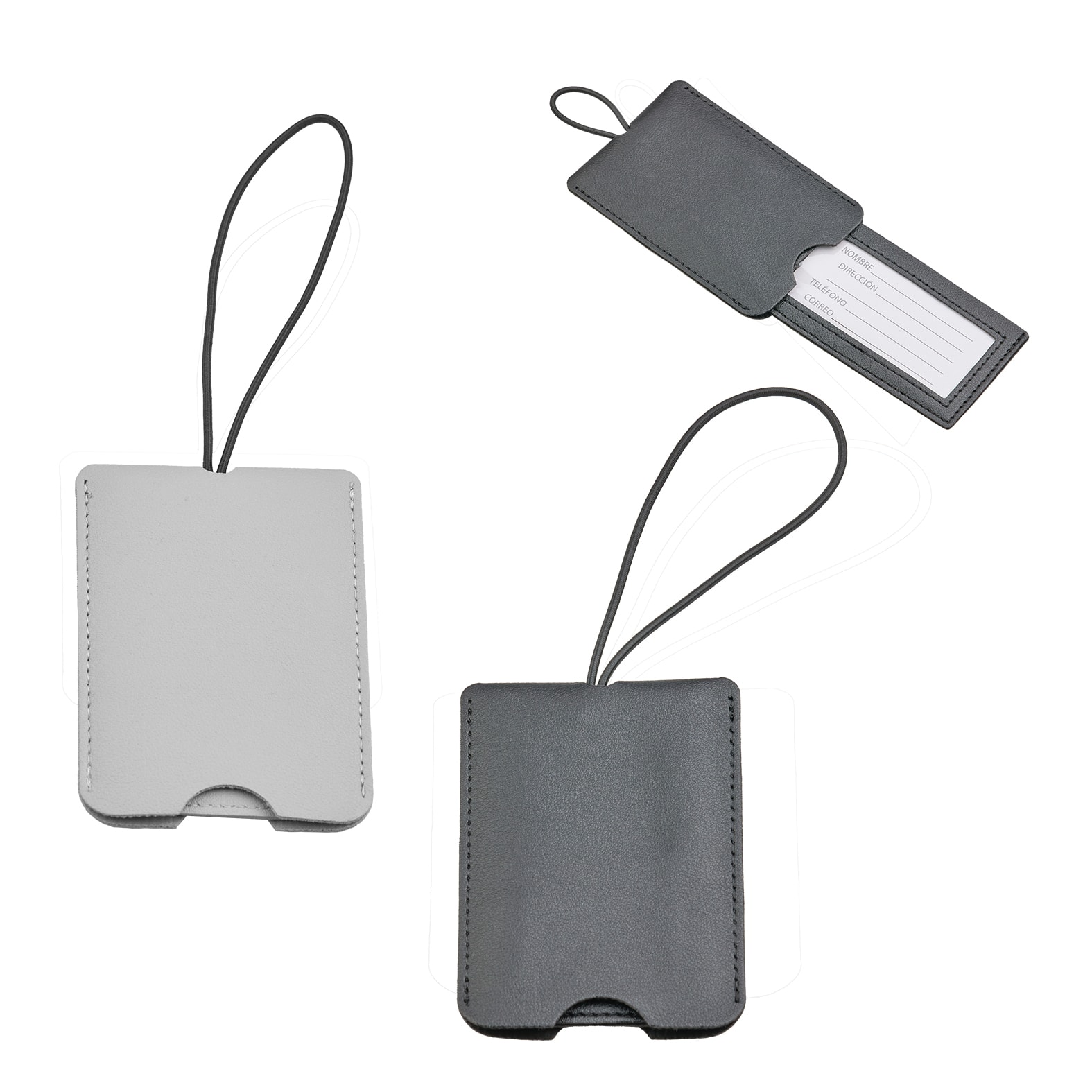 Identificador para Equipaje Hook en color gris