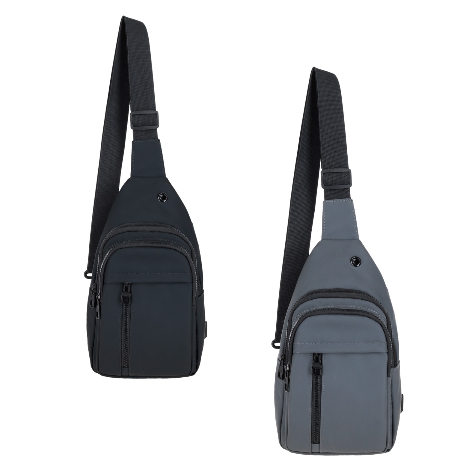 Bolsa de Hombro Wick en color gris