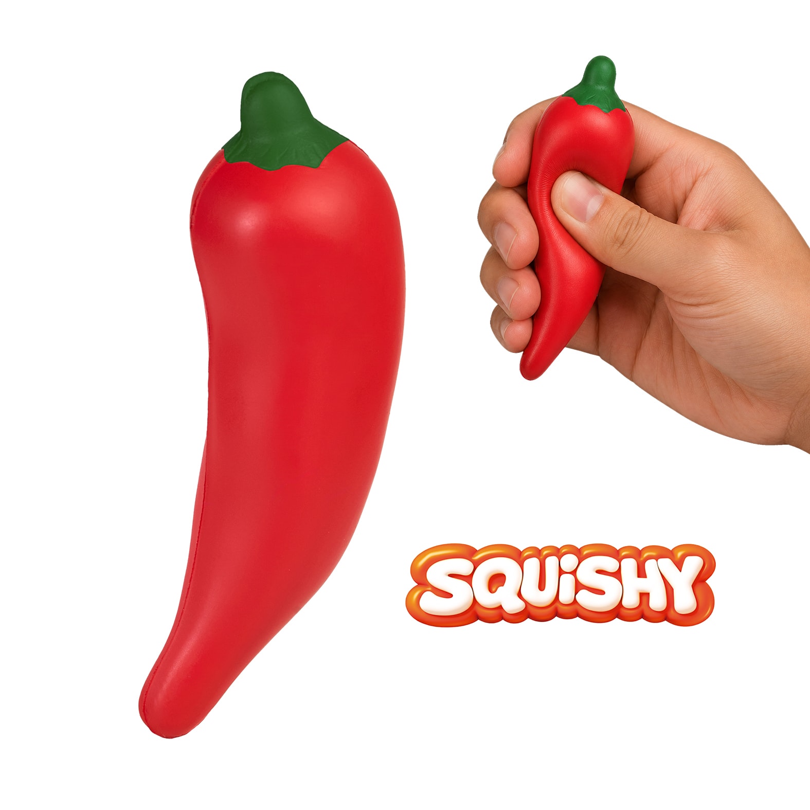 Squishy Chilli en color rojo