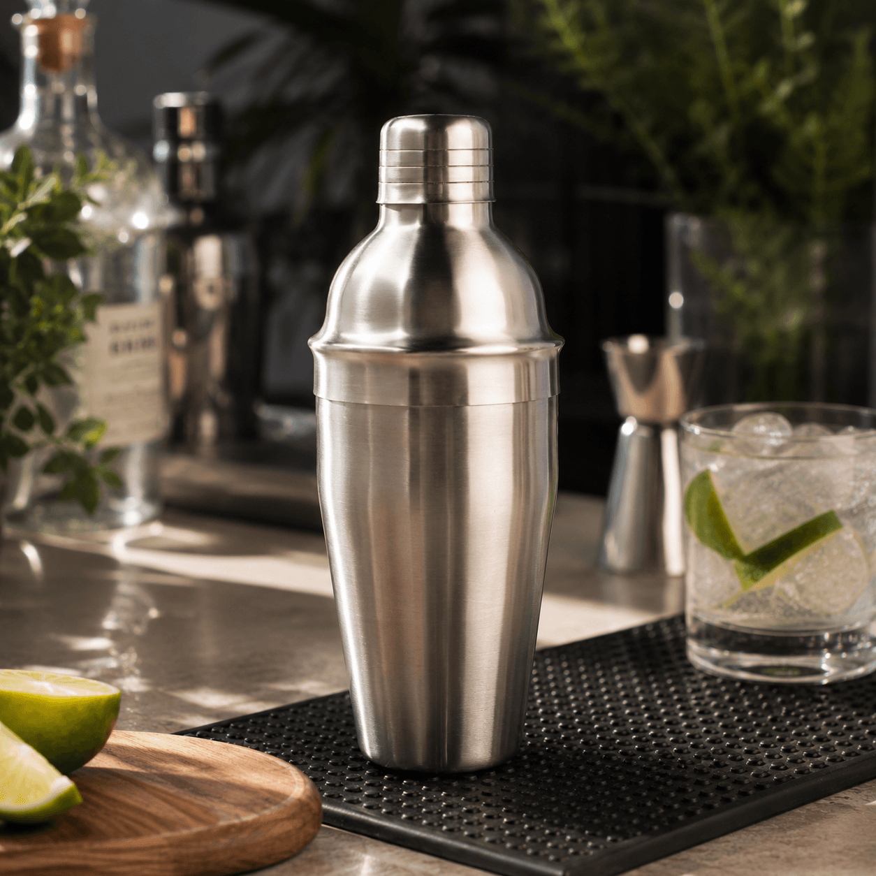 Shaker Carajillo en color plata