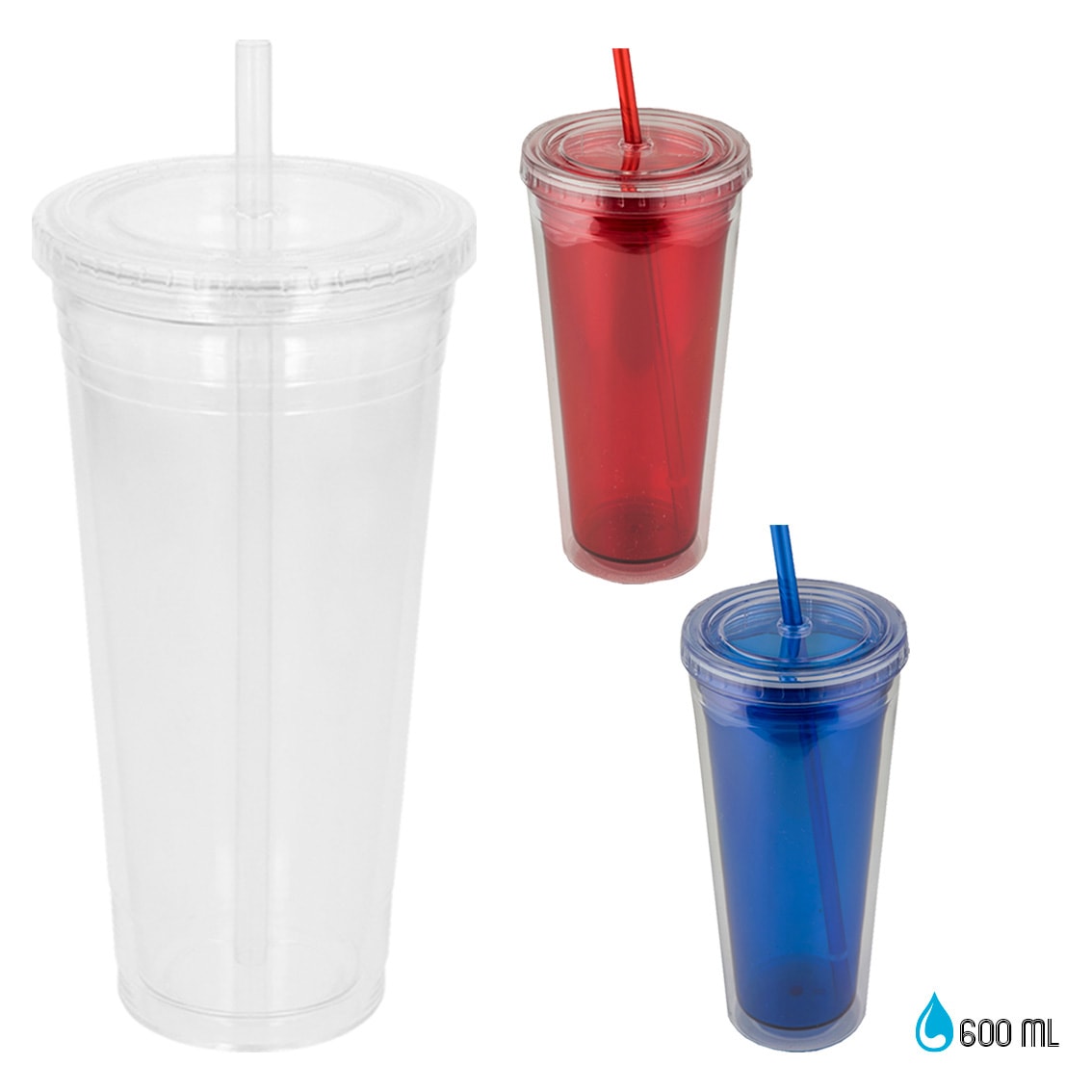 Vaso Tropical Xl en color azul