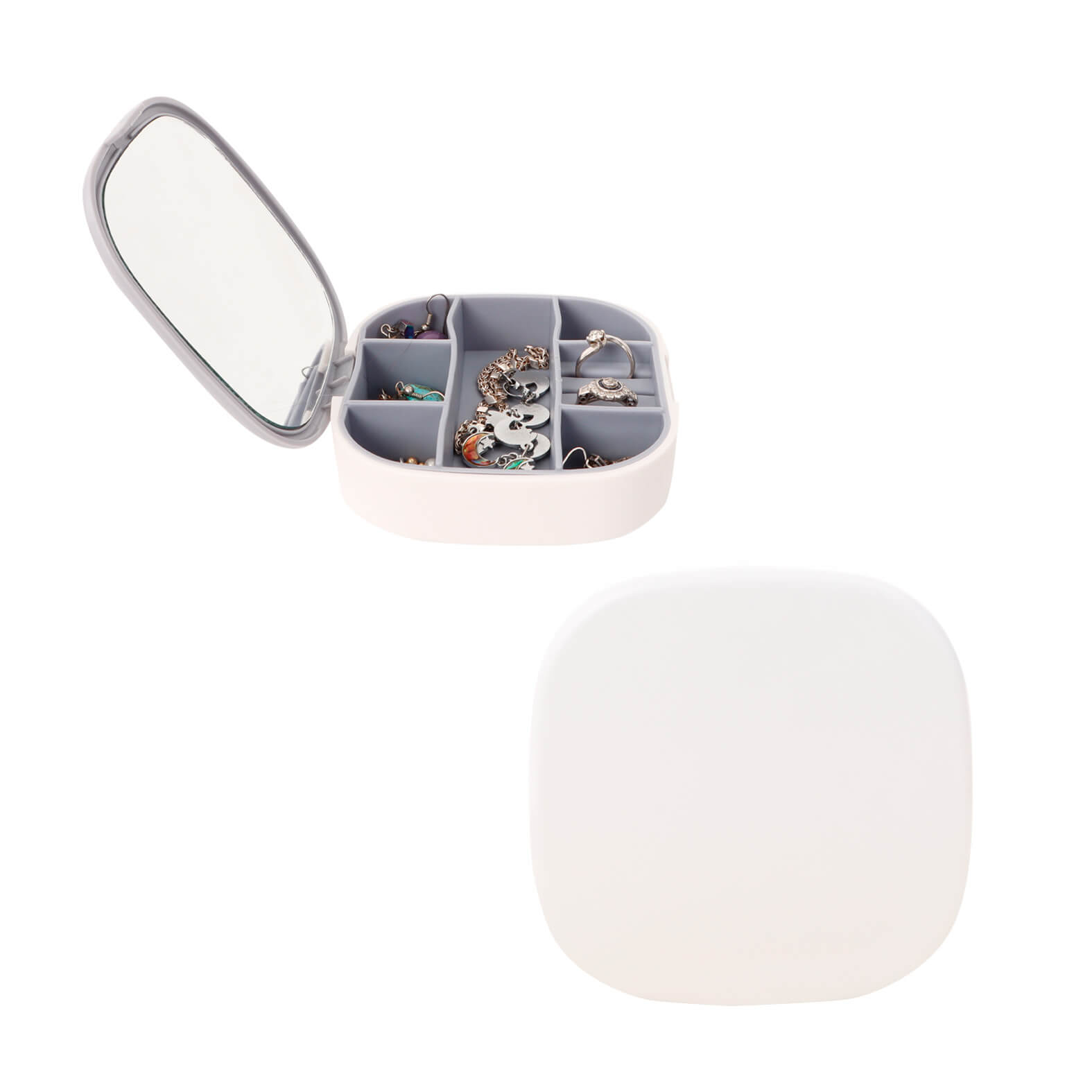 Organizador de Joyas Jenner en color blanco