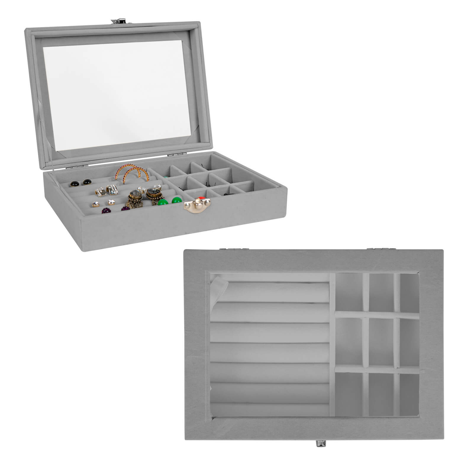 Organizador de Joyas Aime en color gris