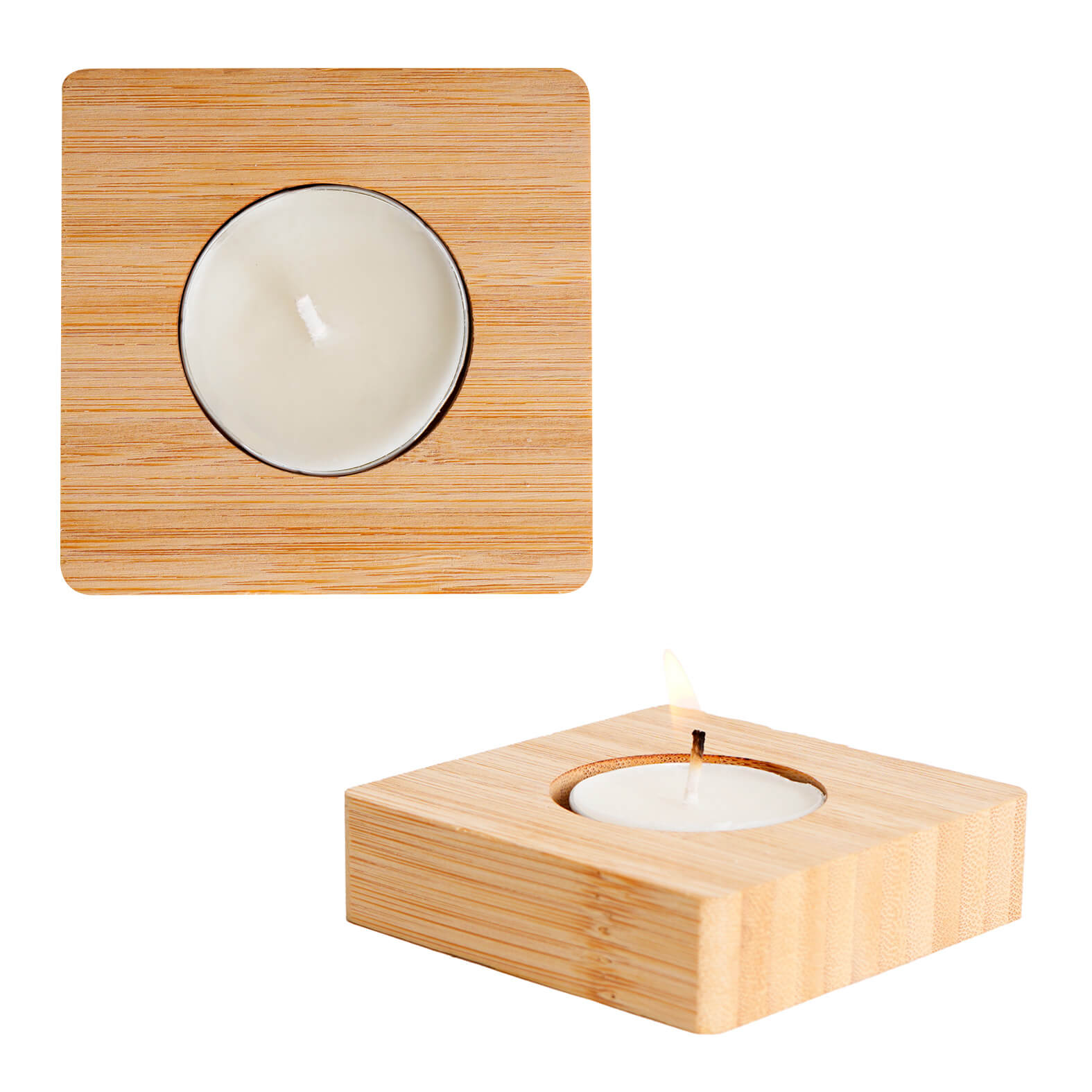 Portavelas Flame, artículo promocional personalizable