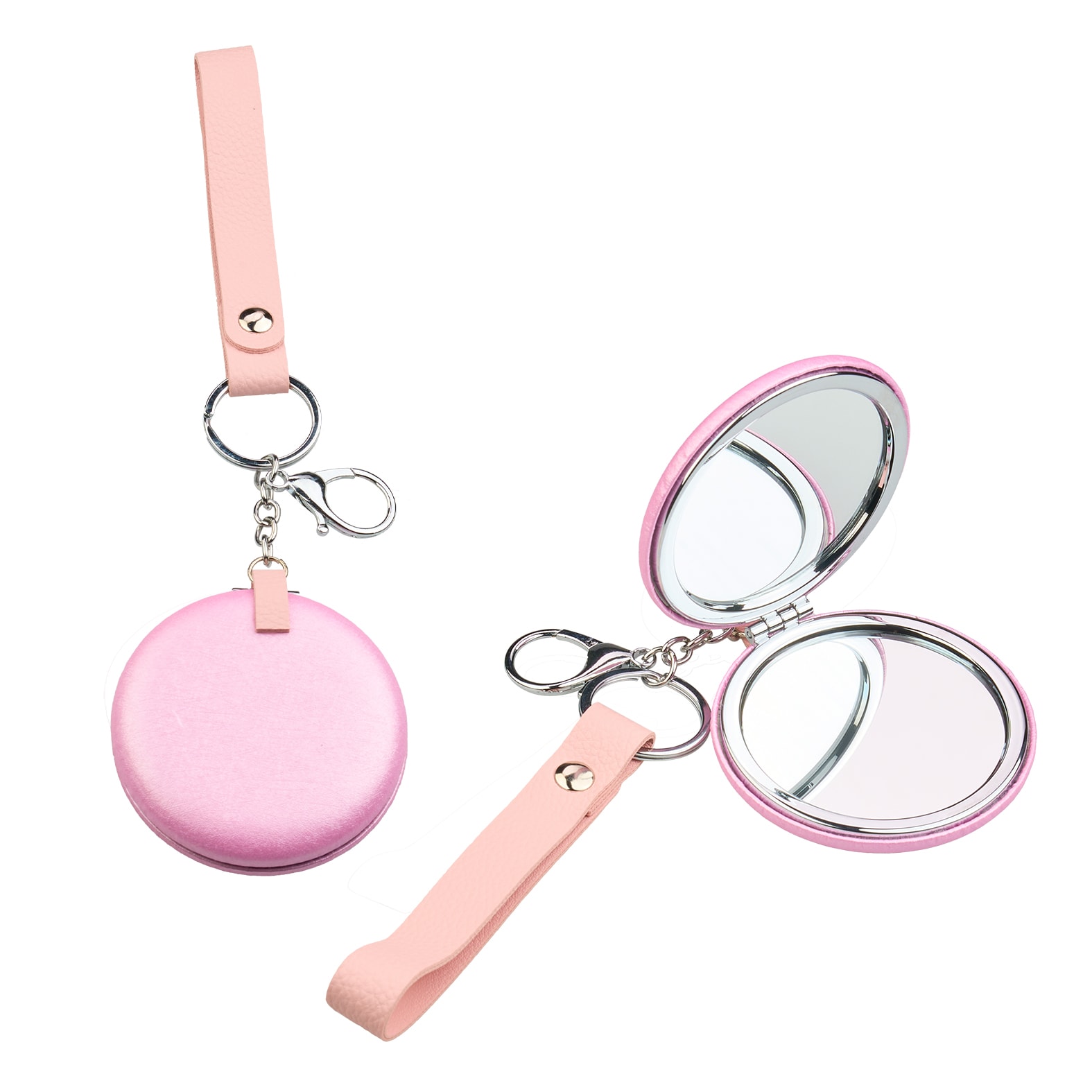 Espejo de Bolsillo Dina en color rosa