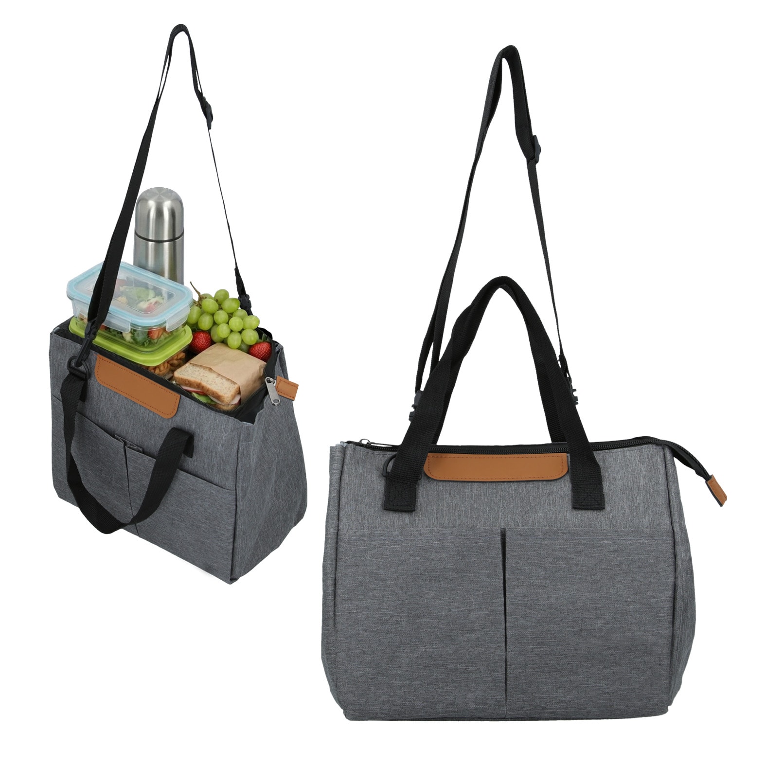 Lonchera Jones en color gris