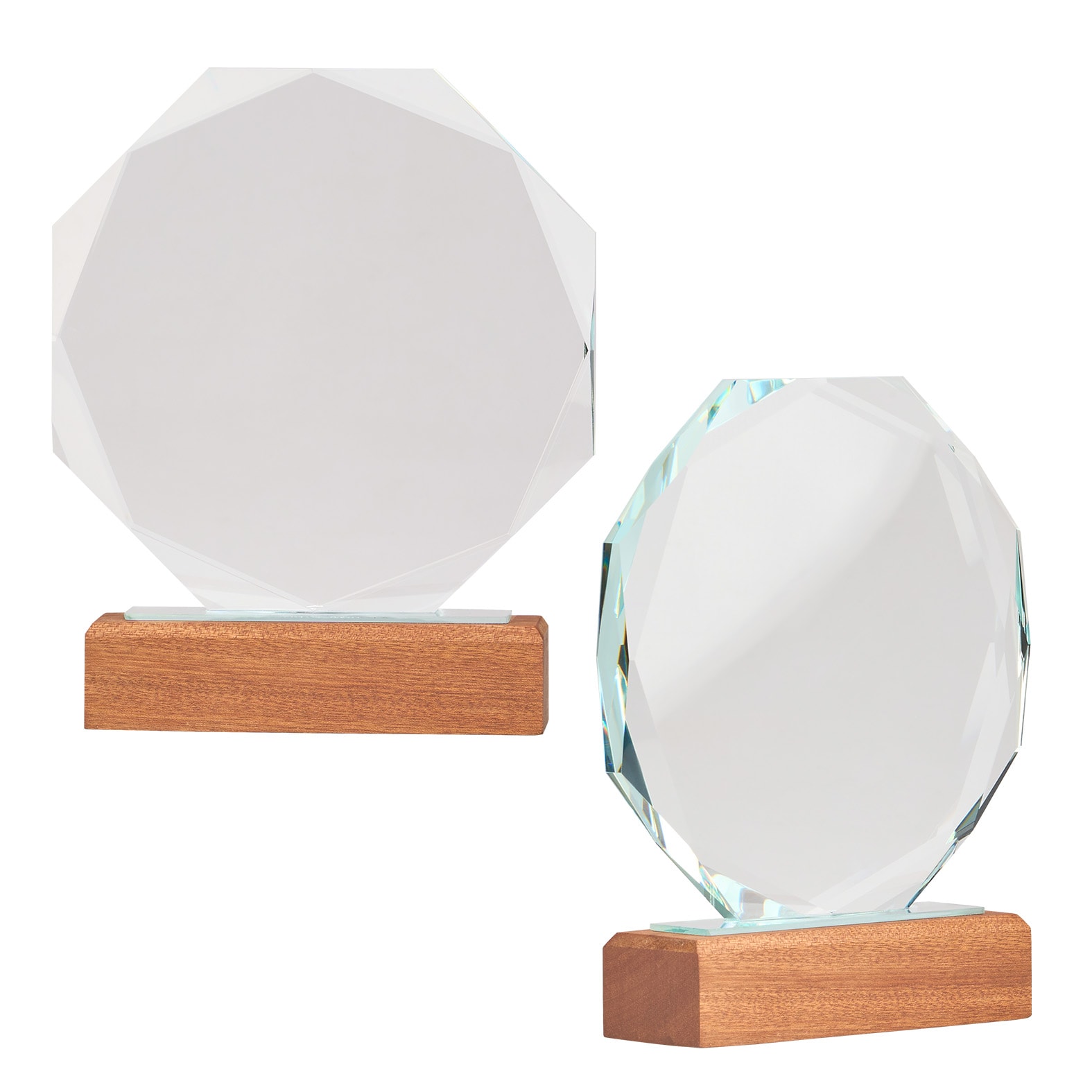 Reconocimiento de Cristal Tusk, artículo promocional personalizable