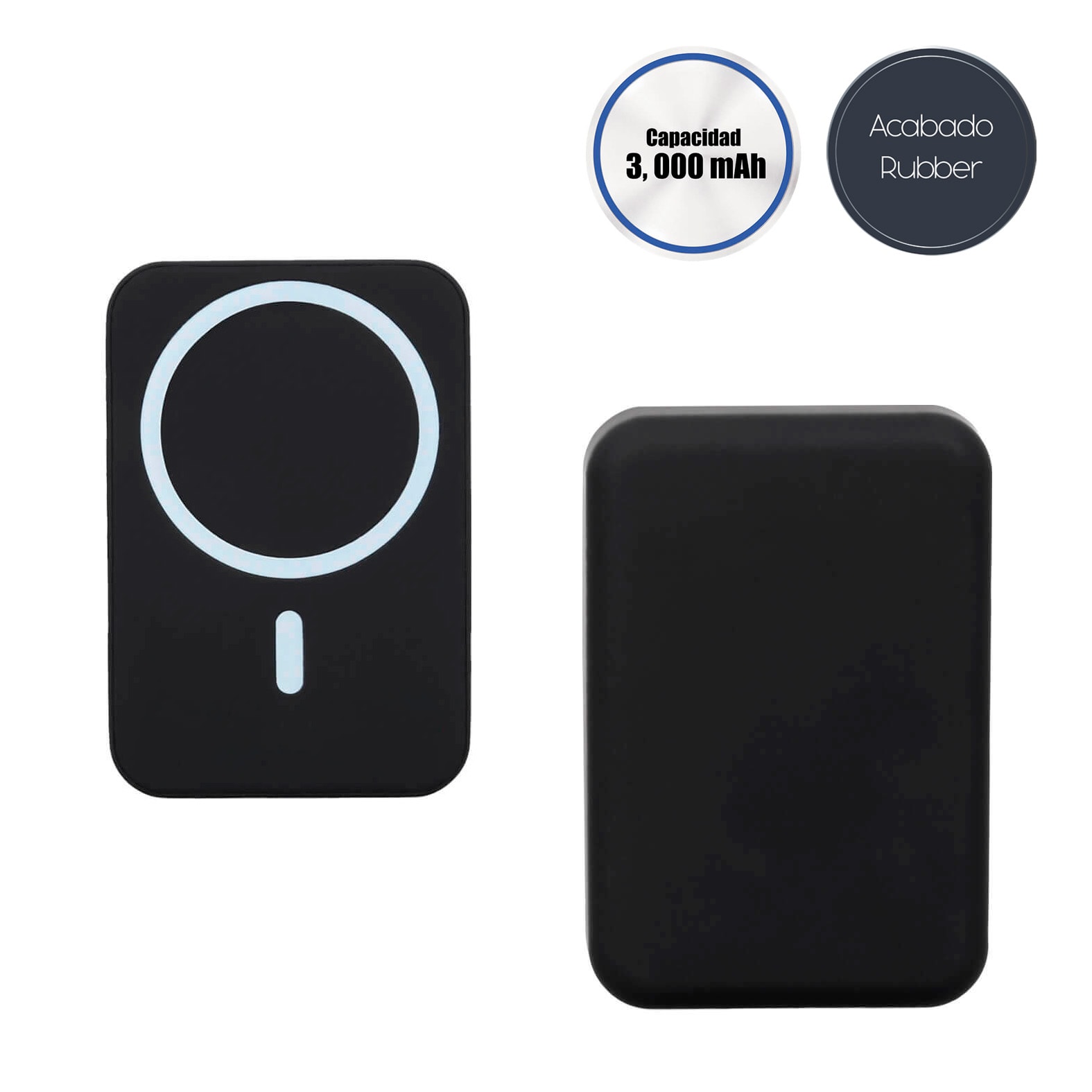 Power Bank Load en color negro