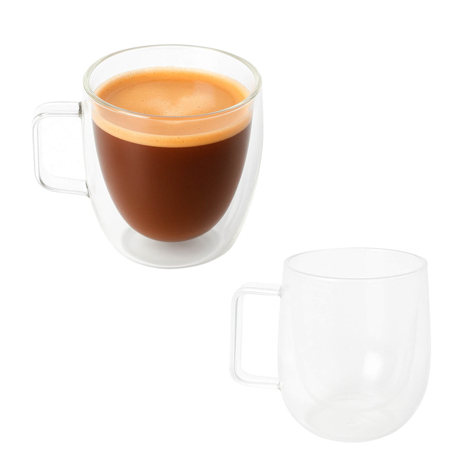 Taza de Vidrío Bruna en color transparente