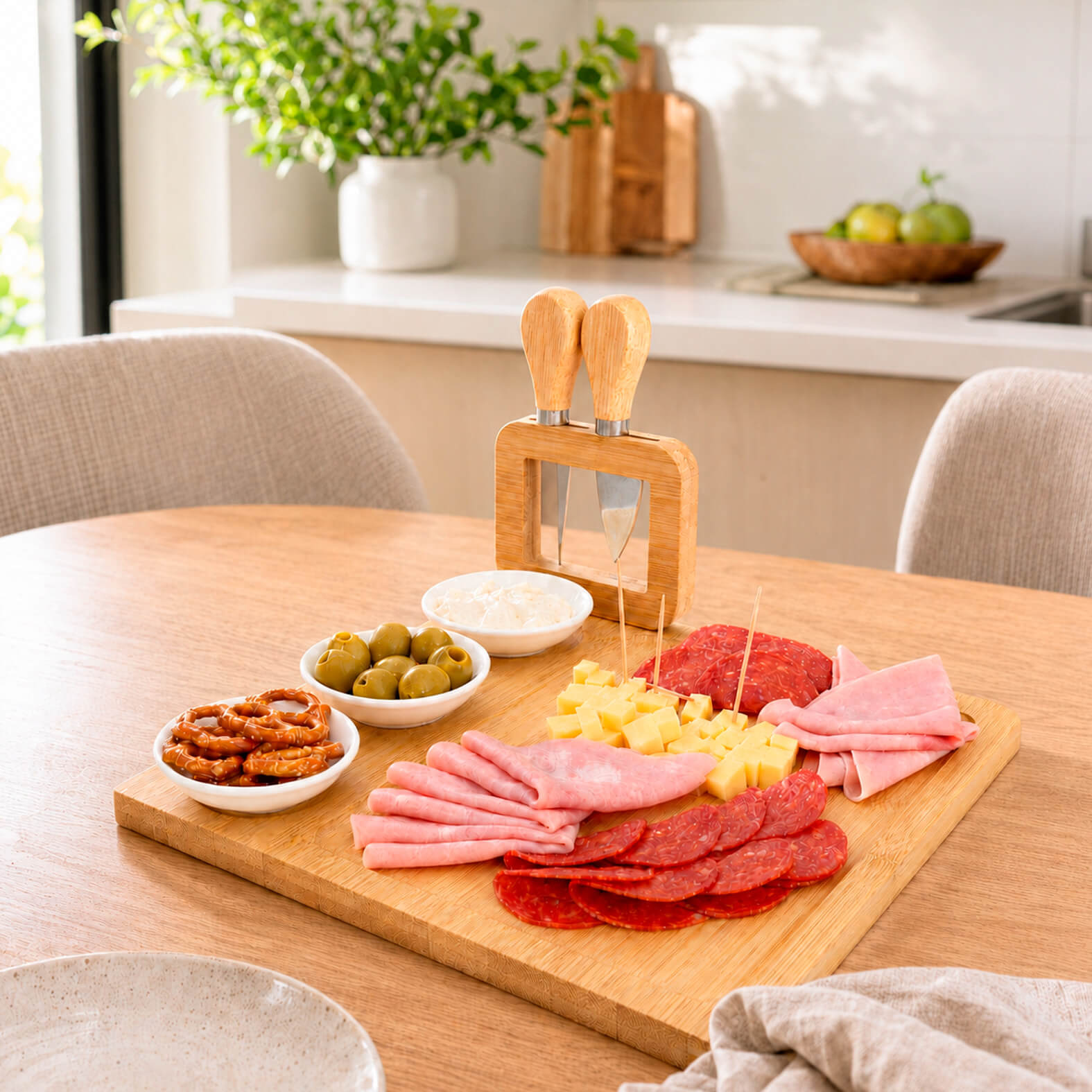 Tabla de Quesos Edam, artículo promocional personalizable