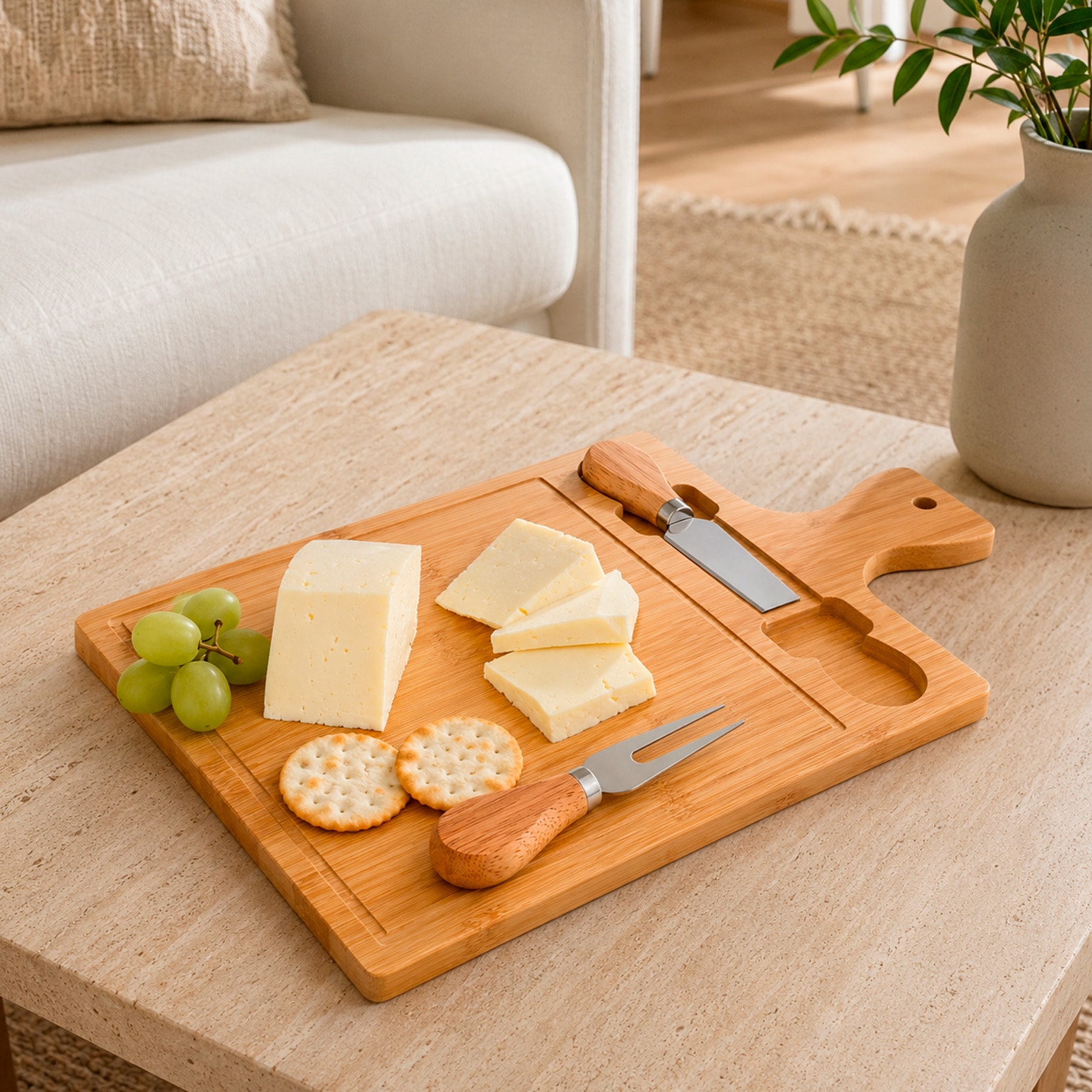 Tabla de Quesos Feta, artículo promocional personalizable