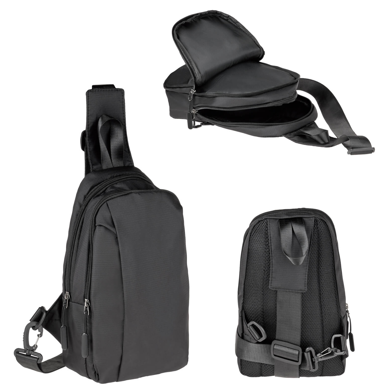 Bolsa de Hombro Tito en color negro