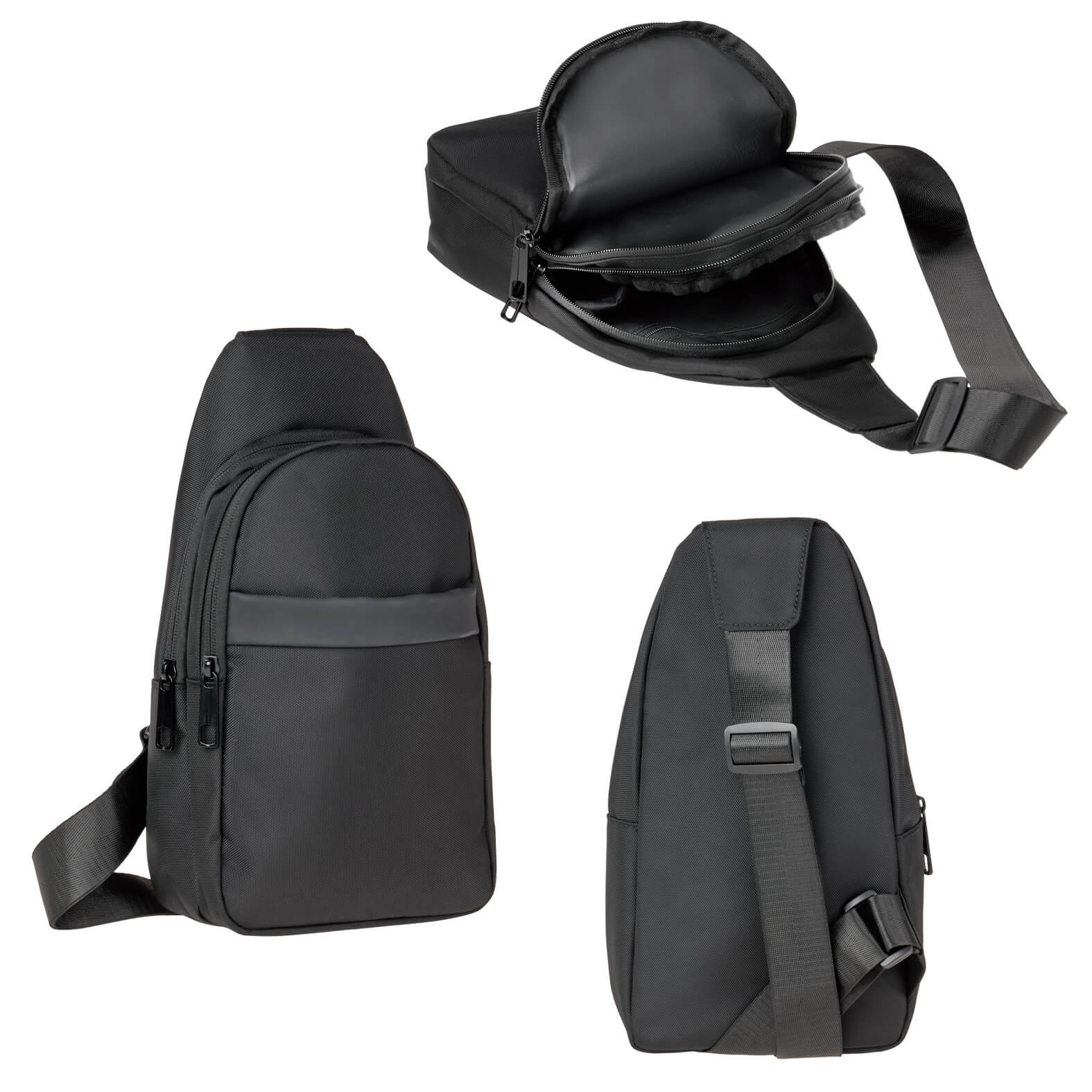 Bolsa de Hombro Minoz en color negro