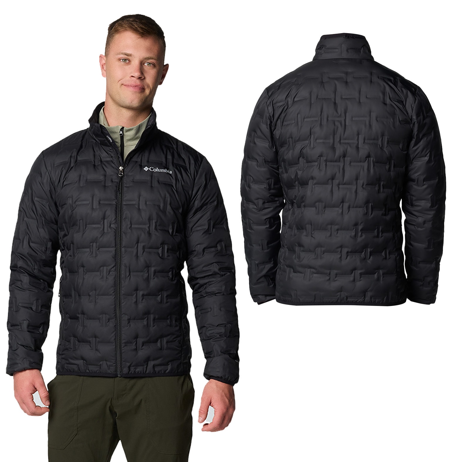 Chamarra Columbia Delta Ridge en color negro