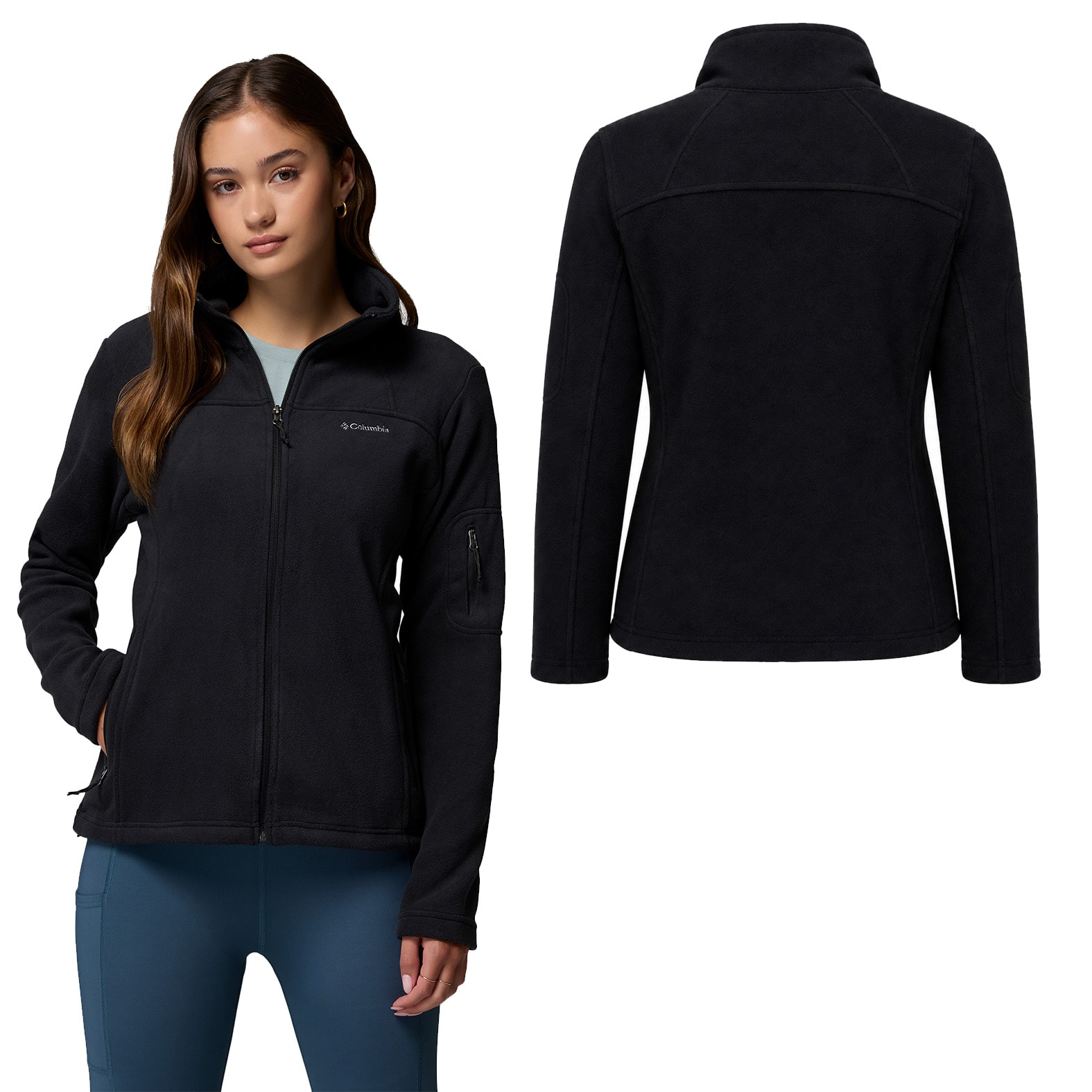 Fleece Polar Columbia Fast Trek Women en color negro