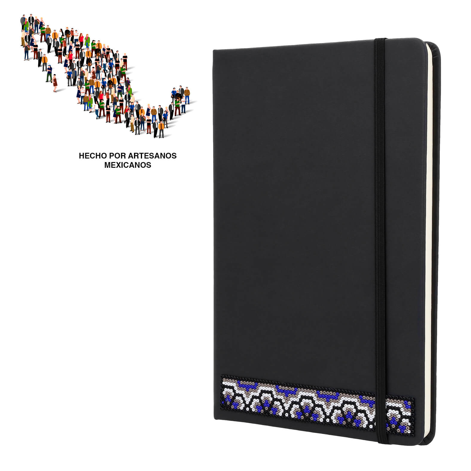 Libreta Sabines en color negro
