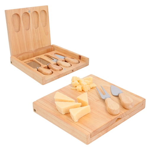 Tabla de Quesos Cheddar, artículo promocional personalizable