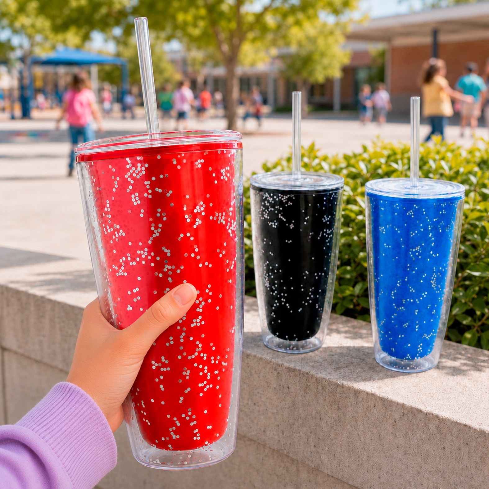 Vaso Kieler en color azul