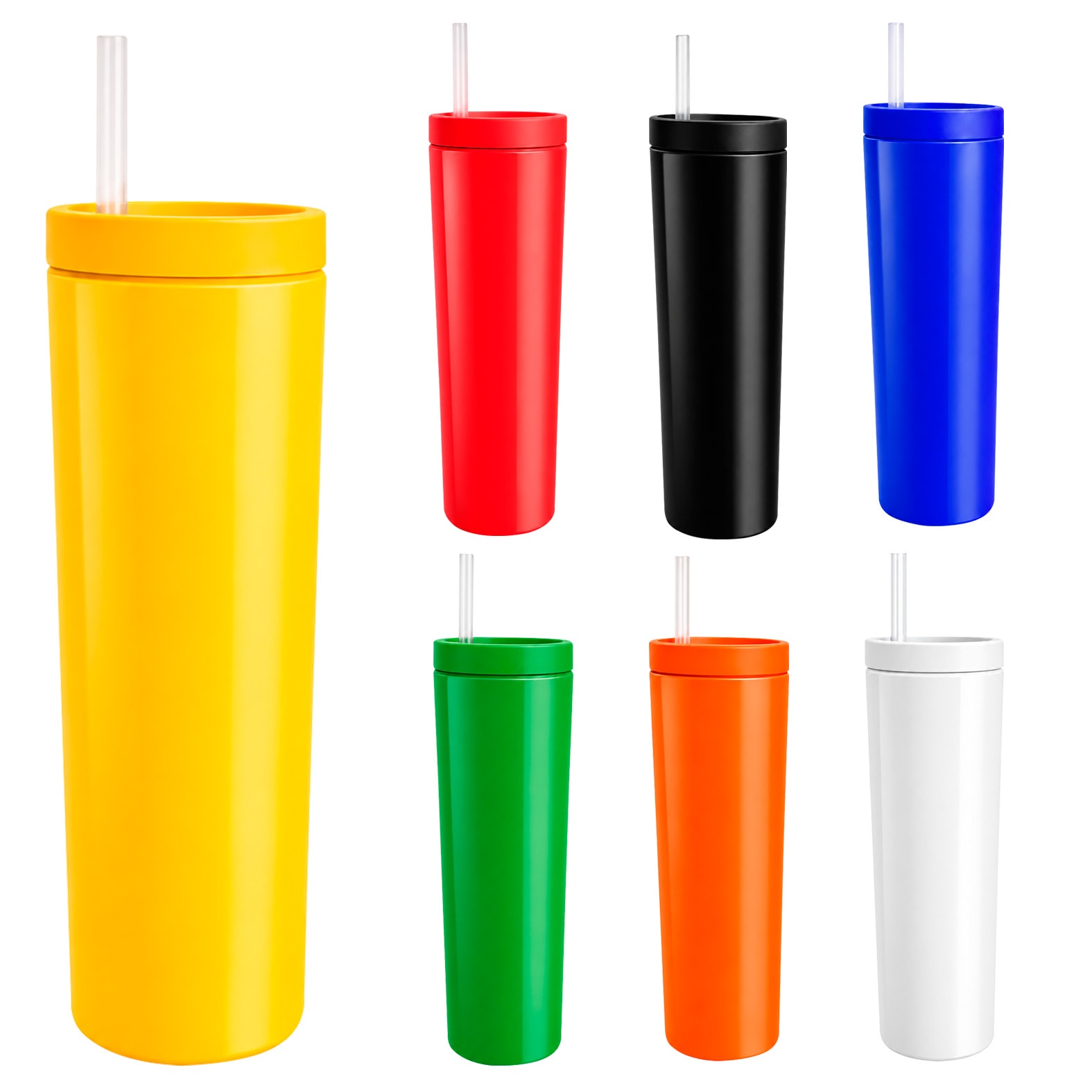 Vaso Tino en color amarillo
