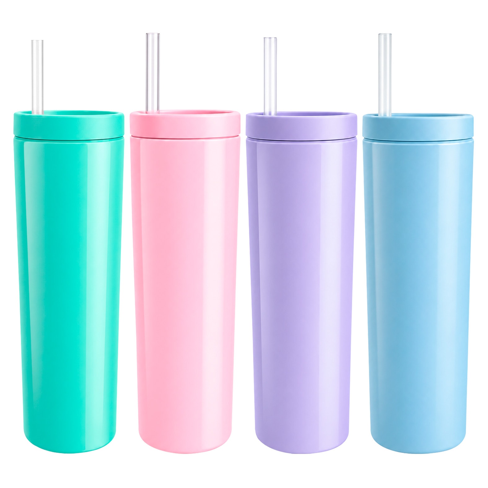 Vaso Tino Pastel en color azul