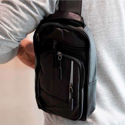 Bolsa de Hombro Coach en color negro