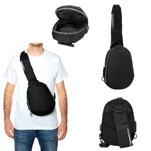 Bolso de Hombro Ninja en color negro