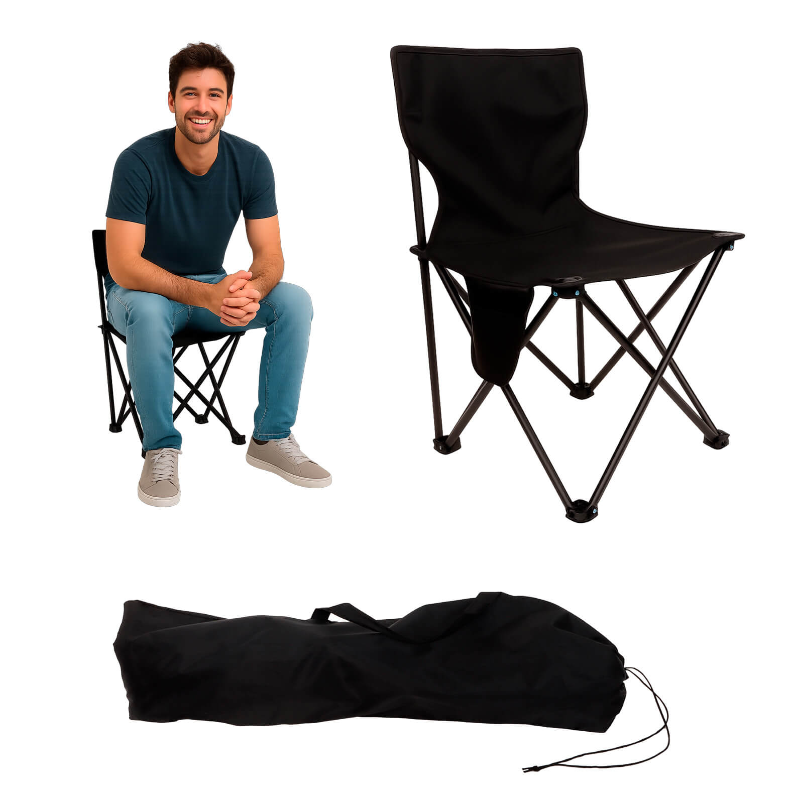 Mini Silla Stul en color negro