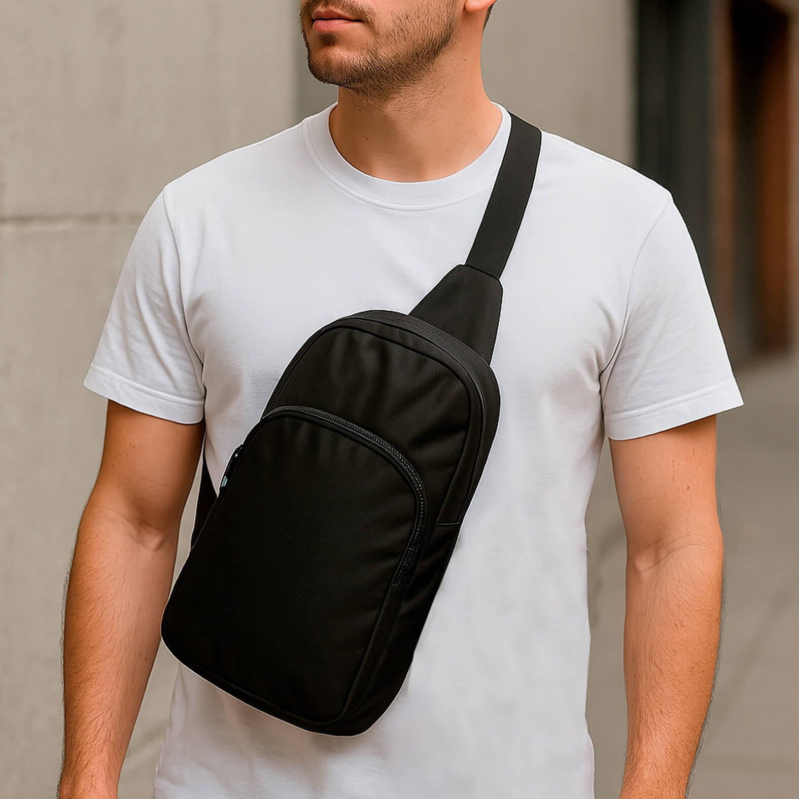 Bolsa de Hombro Saner en color negro