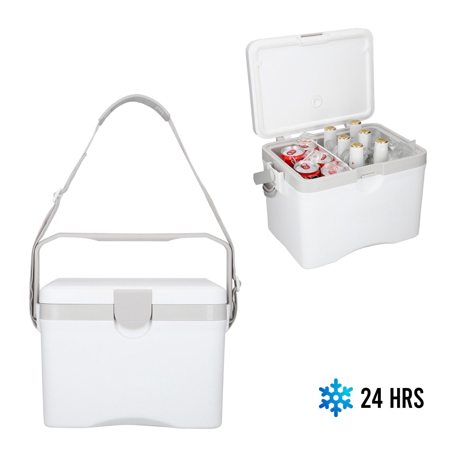 Hielera Andes en color blanco
