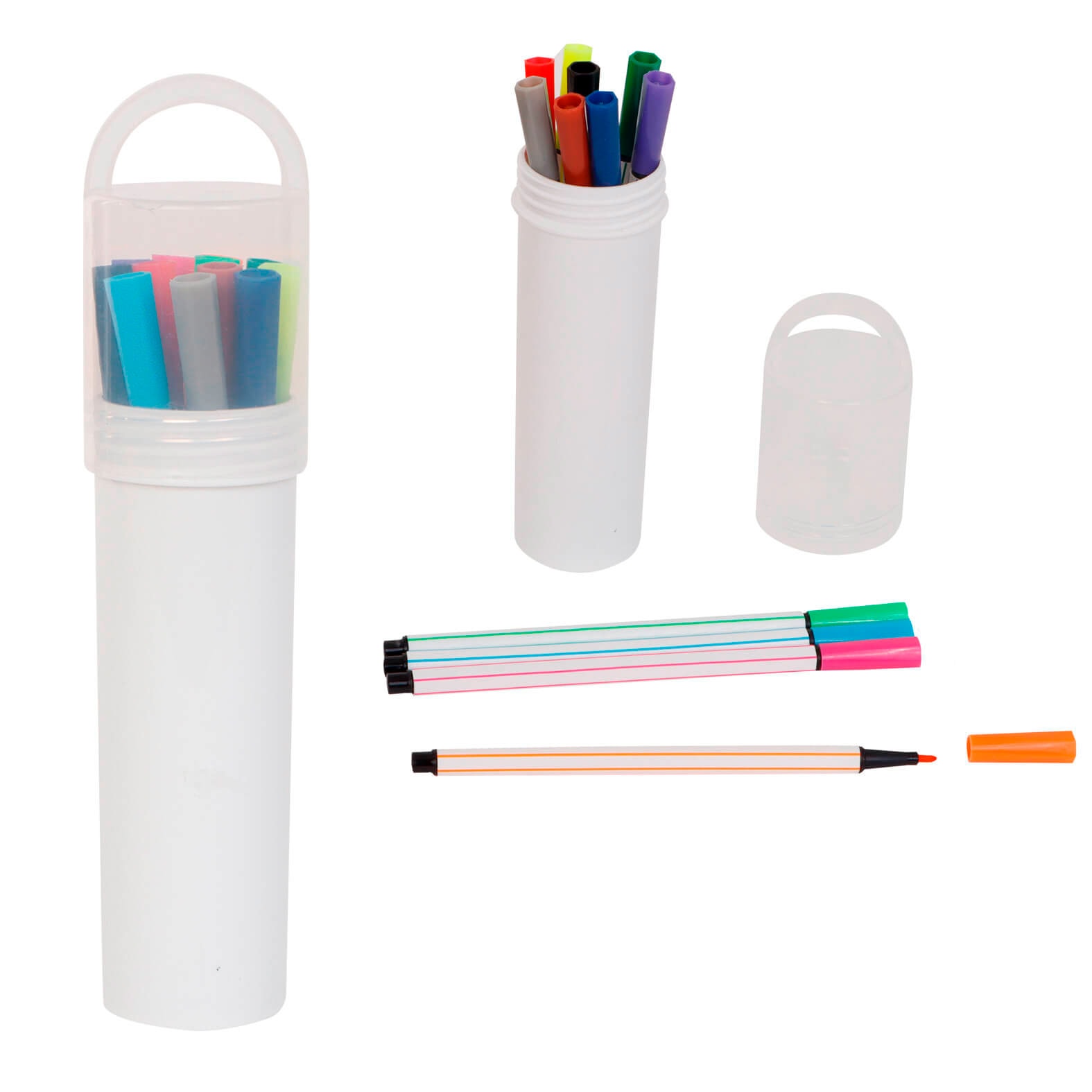 Set Pintori en color blanco