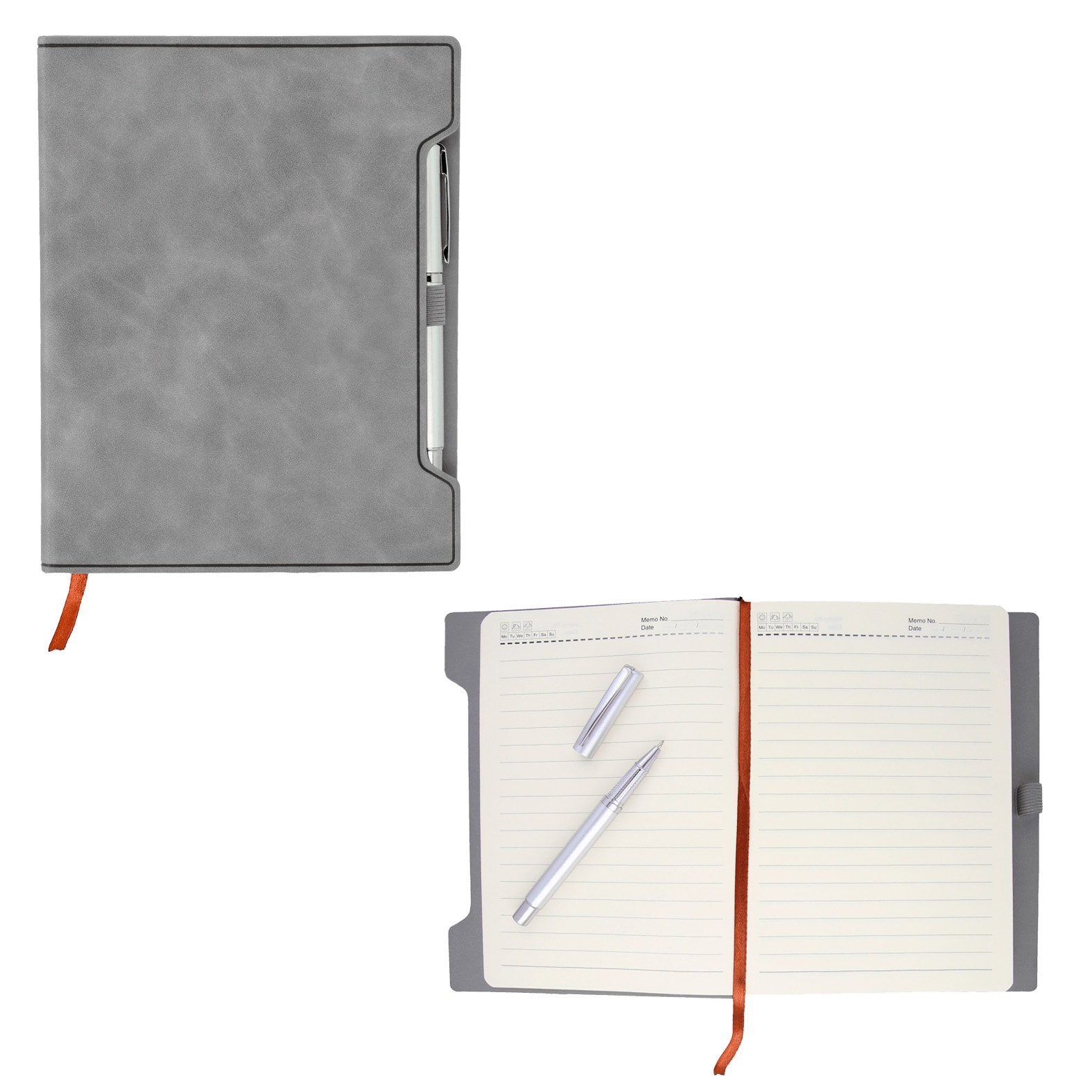 Agenda Meet en color gris